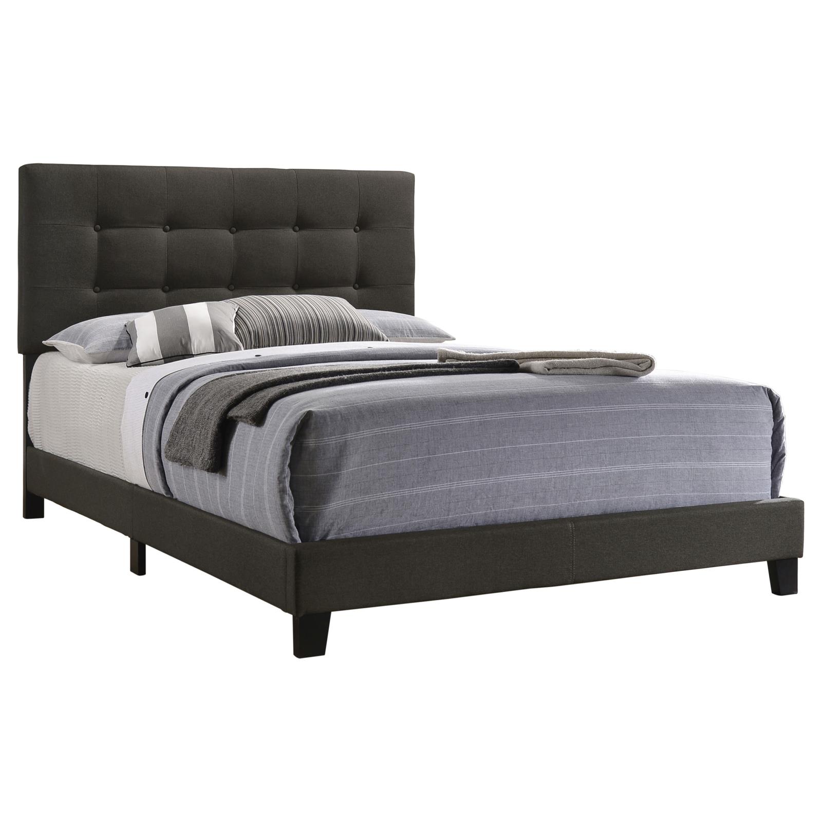 Mapes Upholstered Queen Panel Bed Charcoal - Image 3