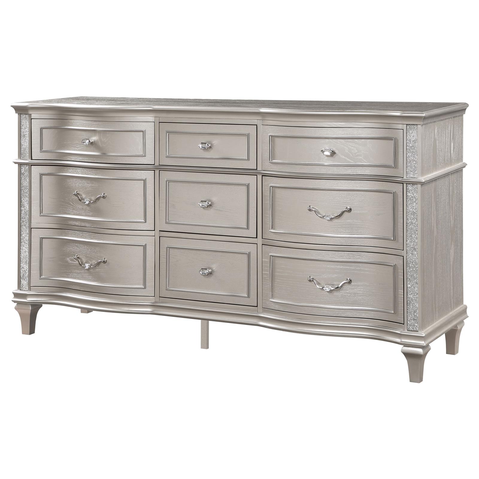 Evangeline 9-drawer Dresser Silver Oak - Image 4