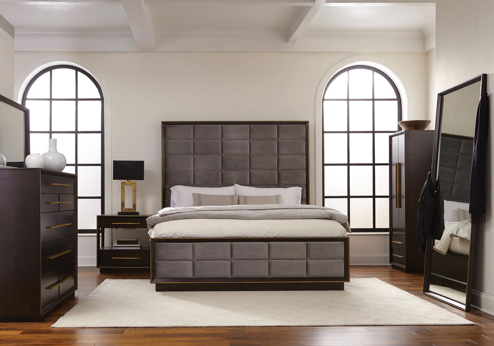 Durango 77-inch Eastern King Panel Bed Smoked Peppercorn - Image 9