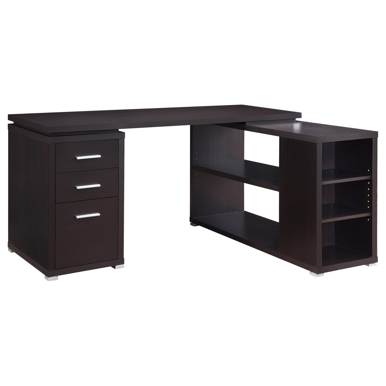 Yvette 60-inch 3-drawer L-Shape Computer Desk - Image 12