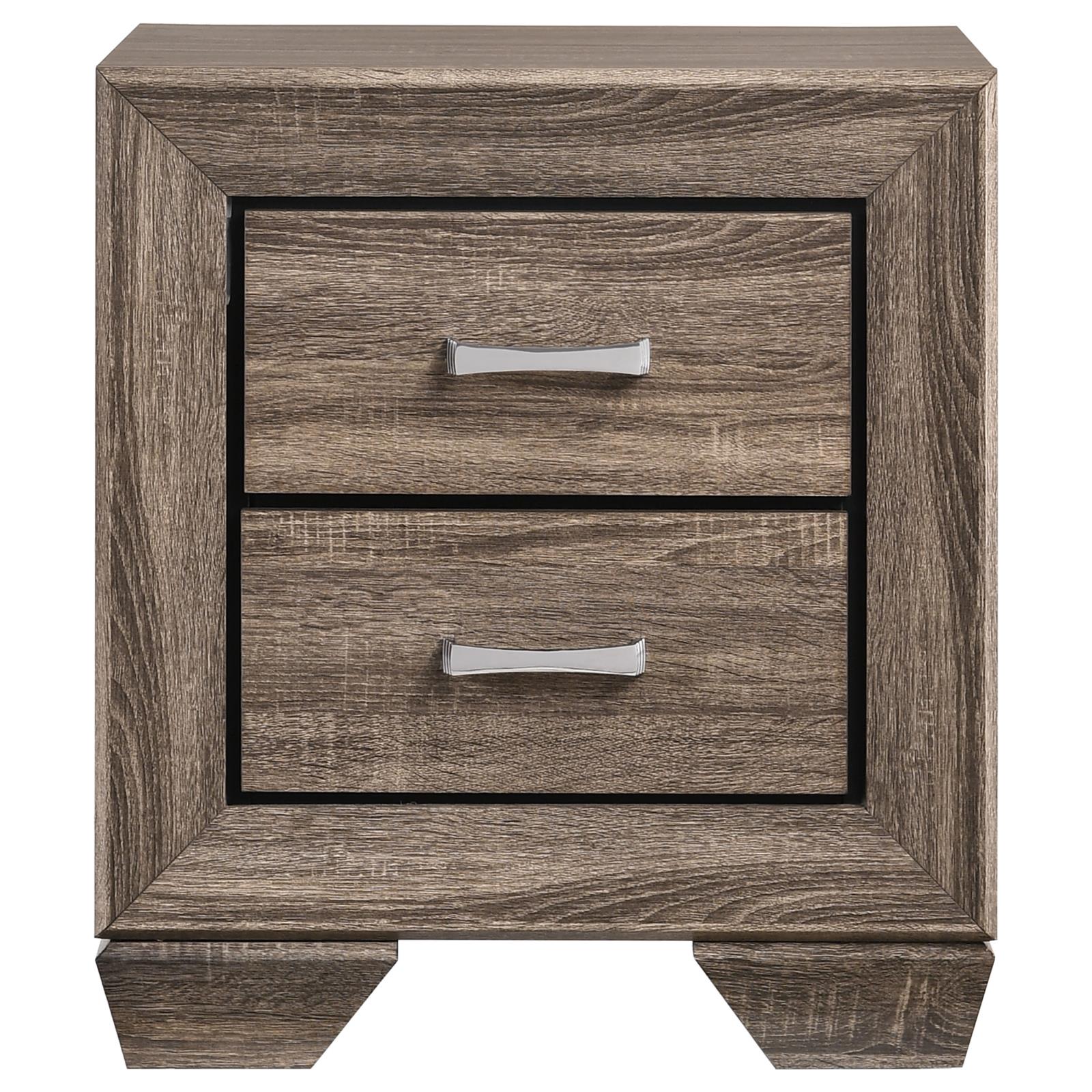 Kauffman 2-drawer Nightstand Washed Taupe - Image 3