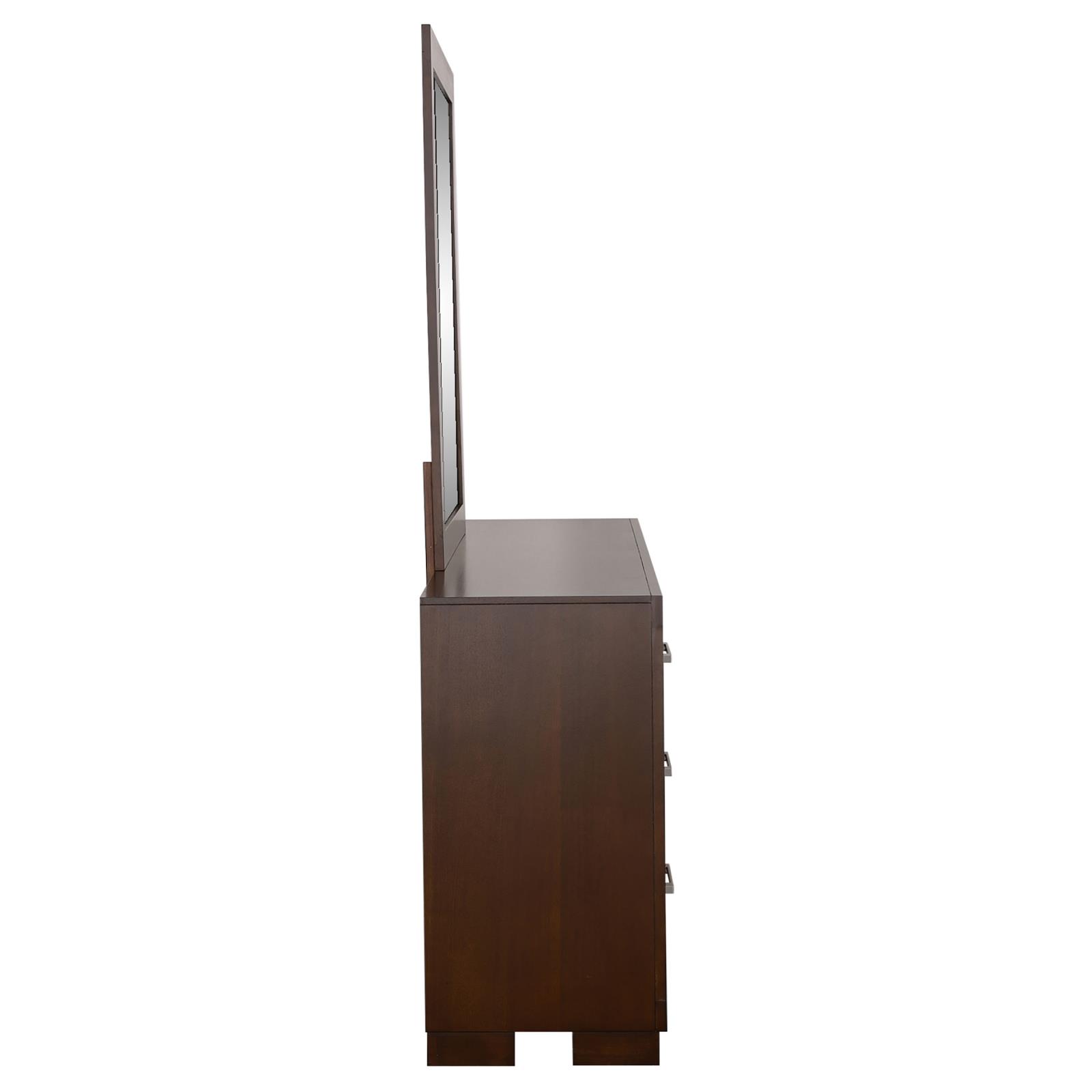 Jessica 6-drawer Dresser with Mirror Cappuccino - Image 7
