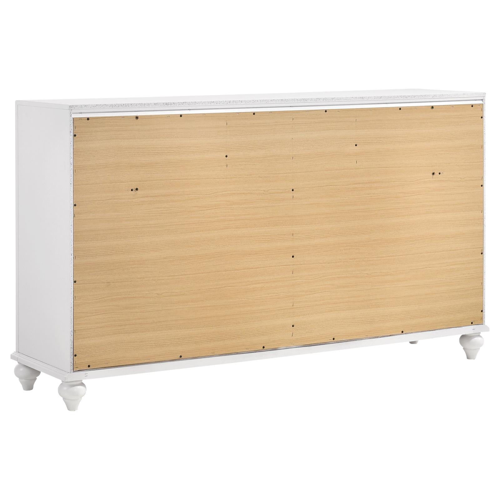 Barzini 7-drawer Dresser White - Image 6