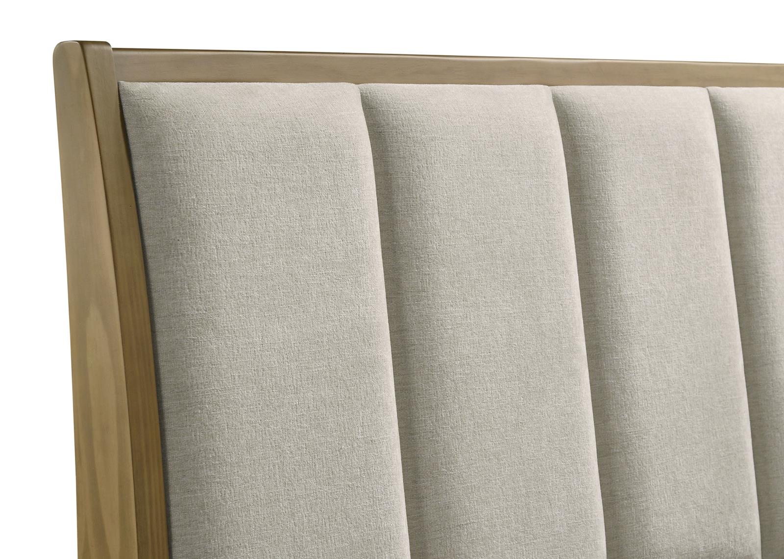 Granada Upholstered Queen Panel Bed Natural Pine - Image 5