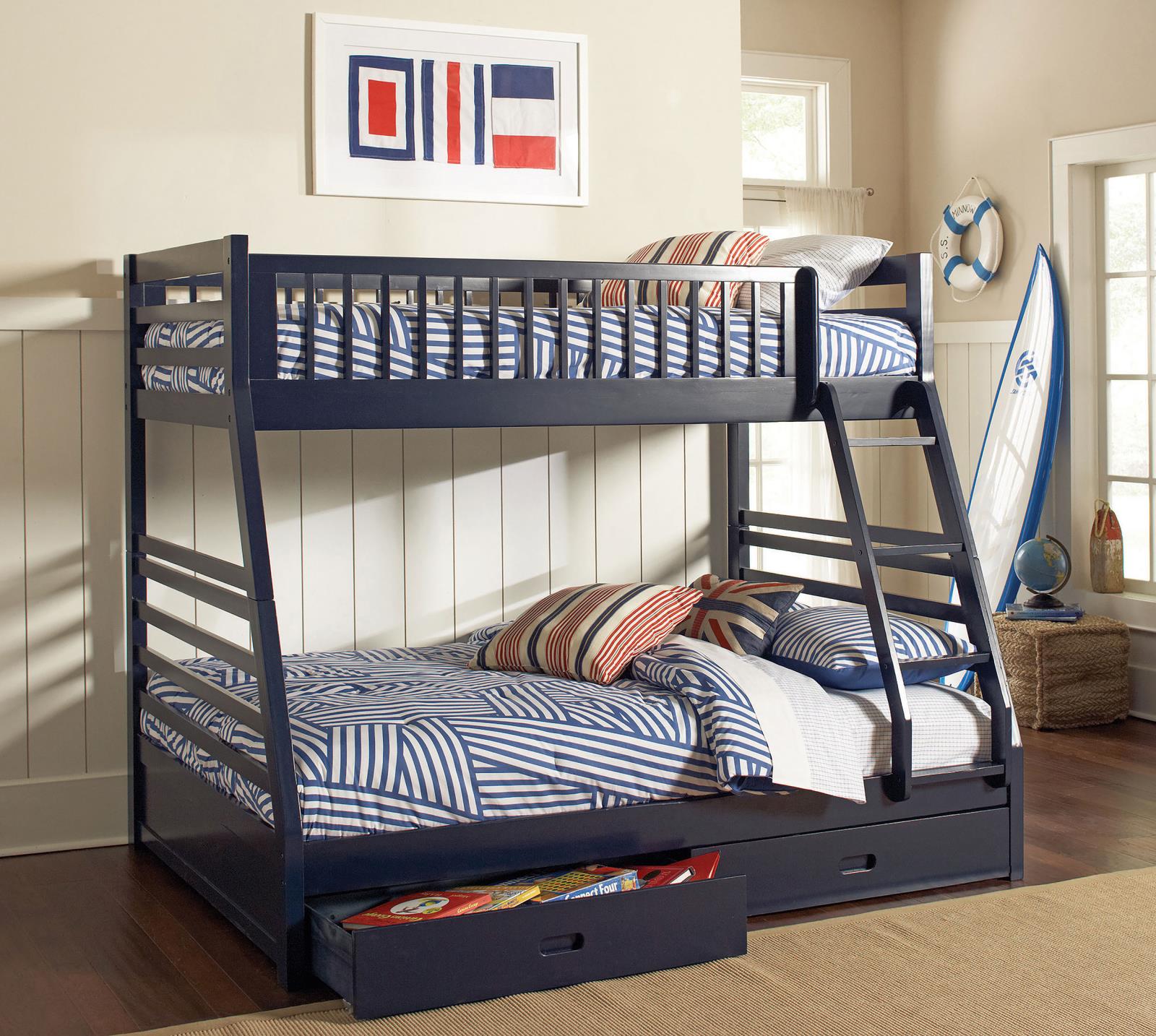 Ashton 2-drawer Wood Twin Over Full Bunk Bed - Image 8