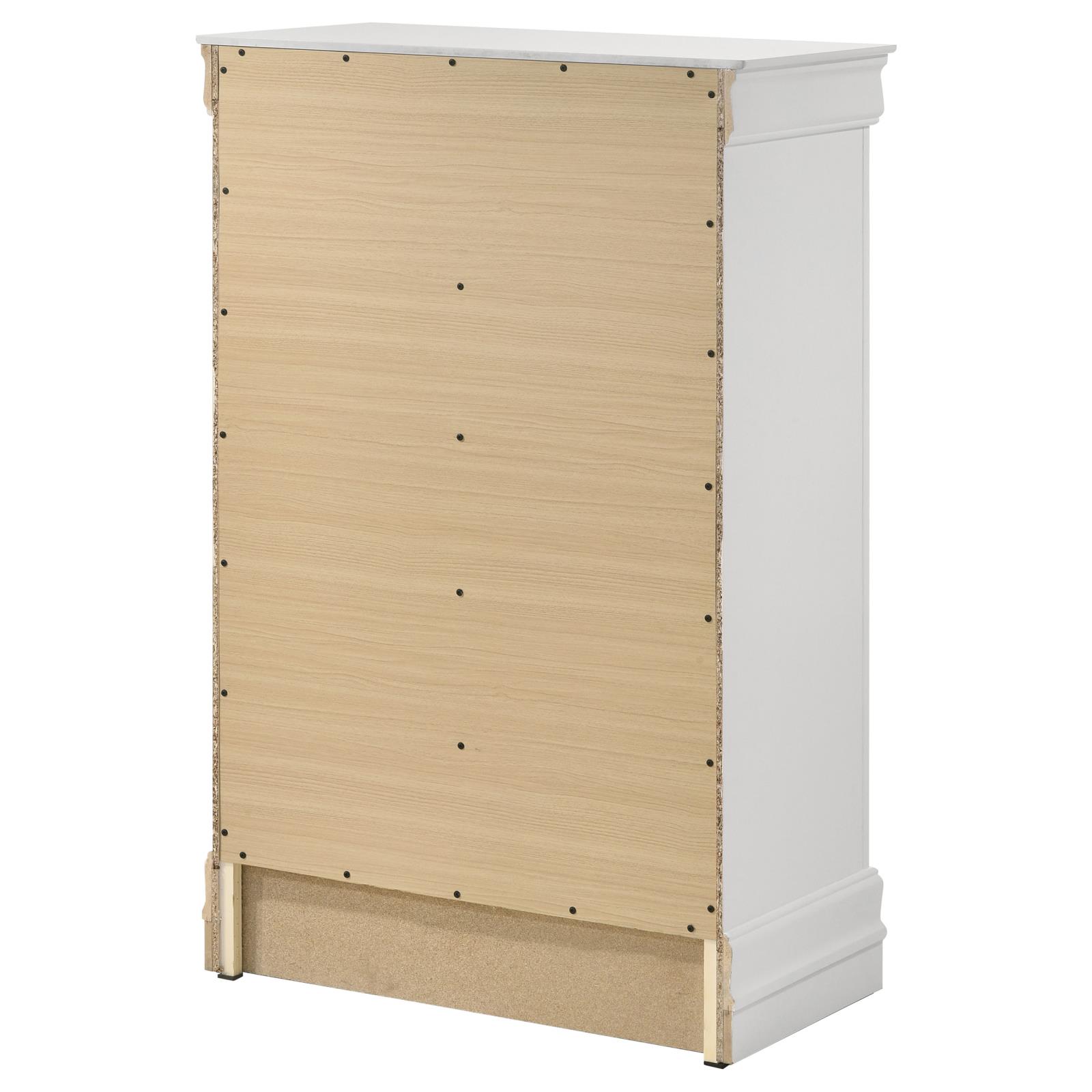 Louis Philippe 5-drawer Bedroom Chest - Image 20