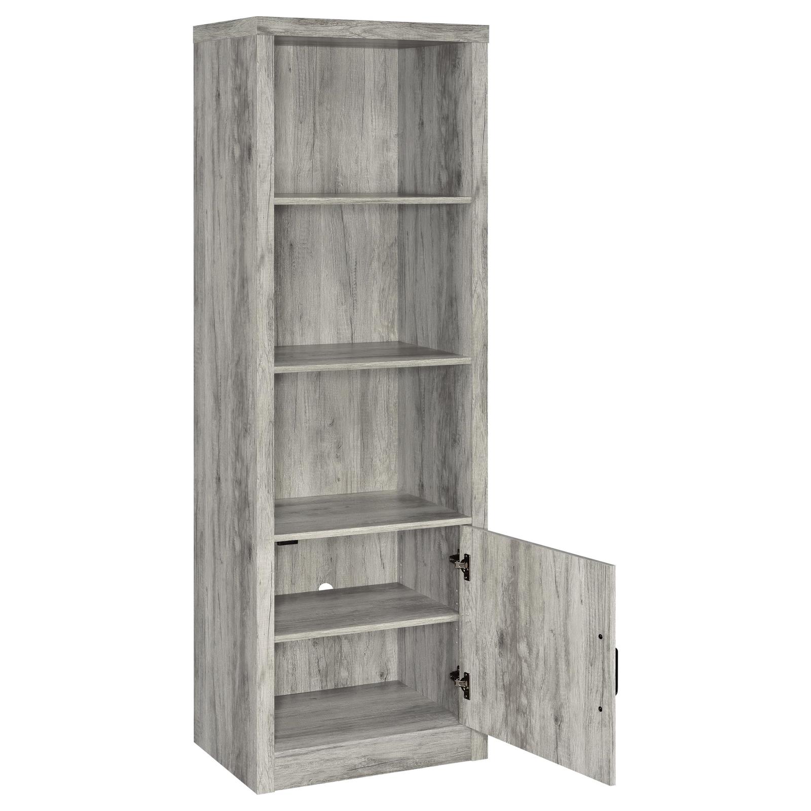 Burke 3-piece 59-inch TV Entertainment Center Grey Driftwood - Image 10