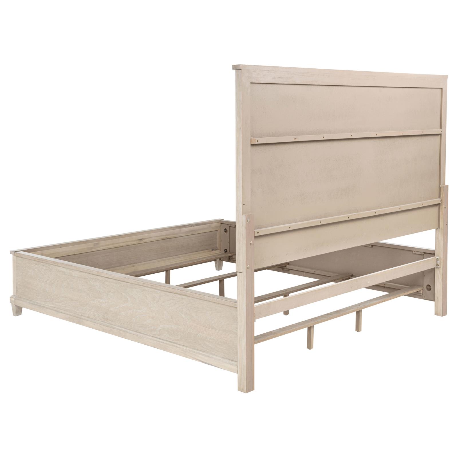 Pembroke 66-inch Eastern King Panel Bed Washed Oak - Image 5