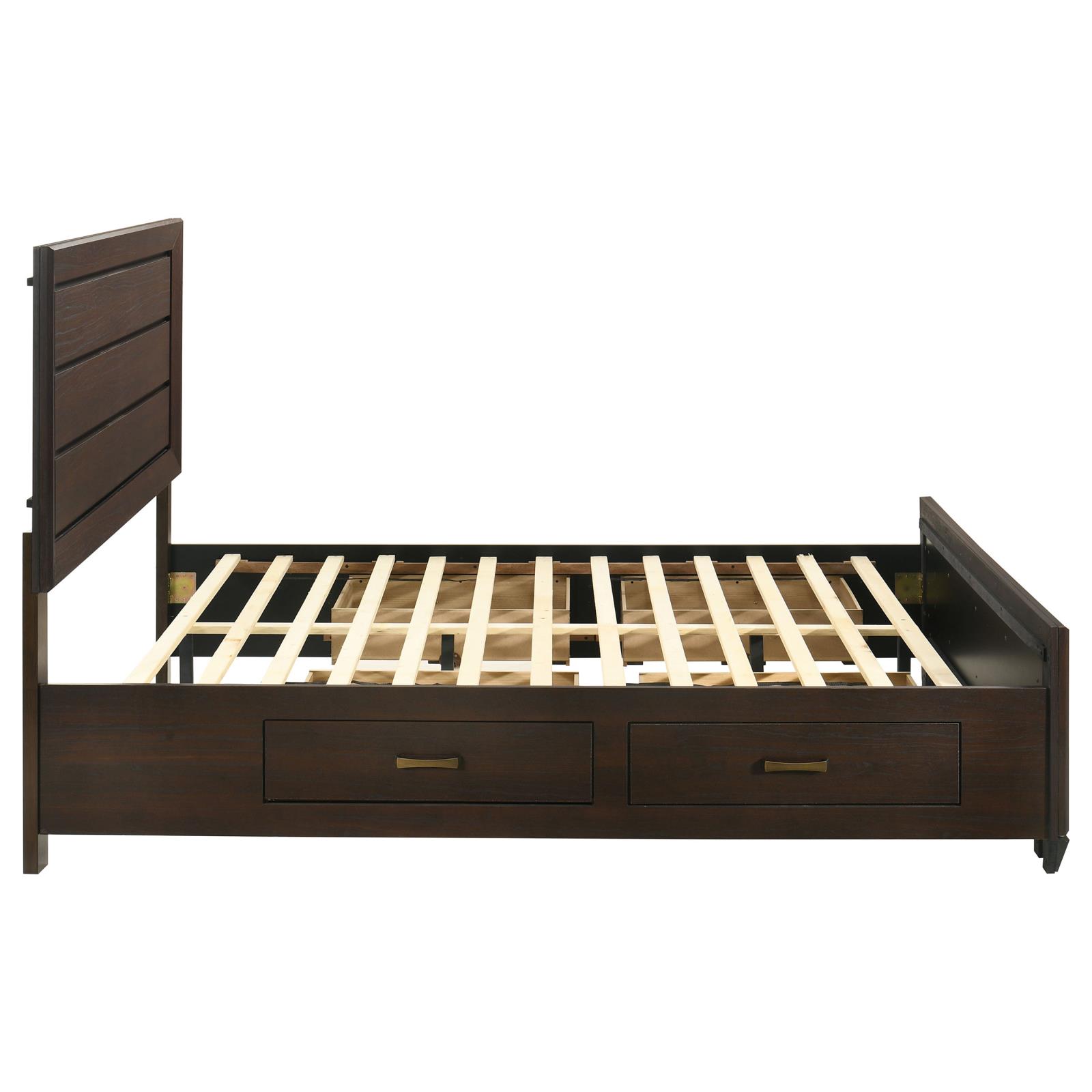 Kauffman Wood Queen Storage Panel Bed Dark Cocoa - Image 10