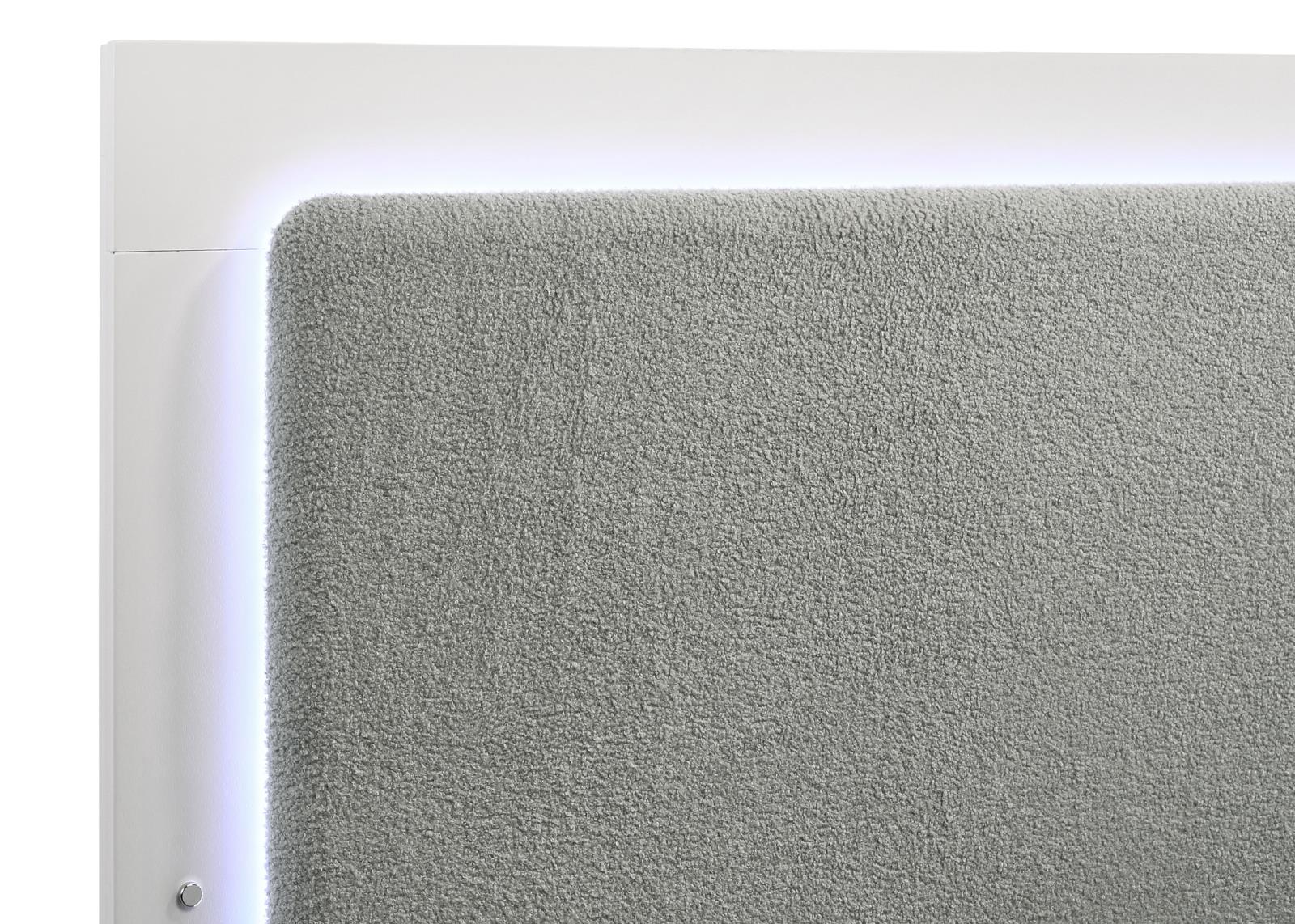 Caraway Wood California King LED Panel Bed - Image 5