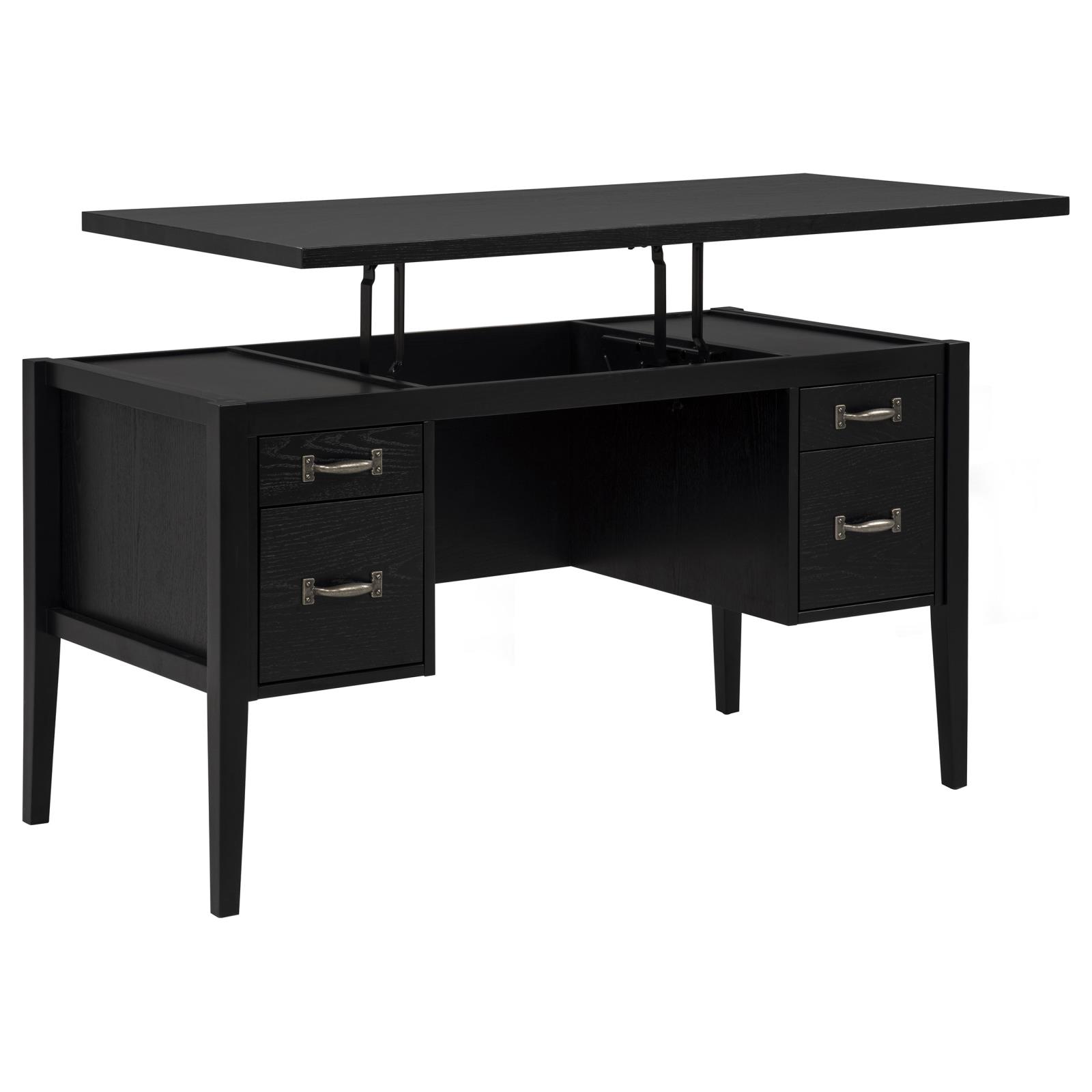 Graham 54-inch 4-drawer Double Pedestal Lift Top Computer Desk