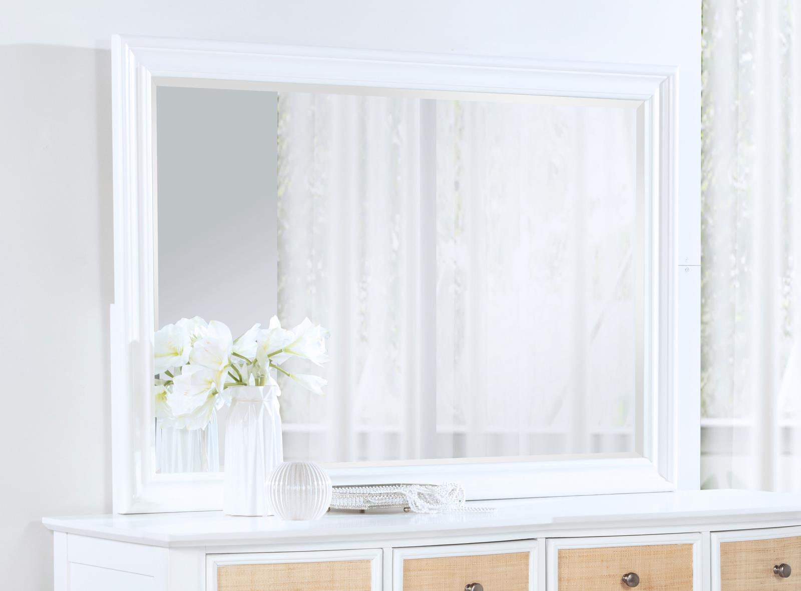 Bexhill Dresser Mirror White - Image 2