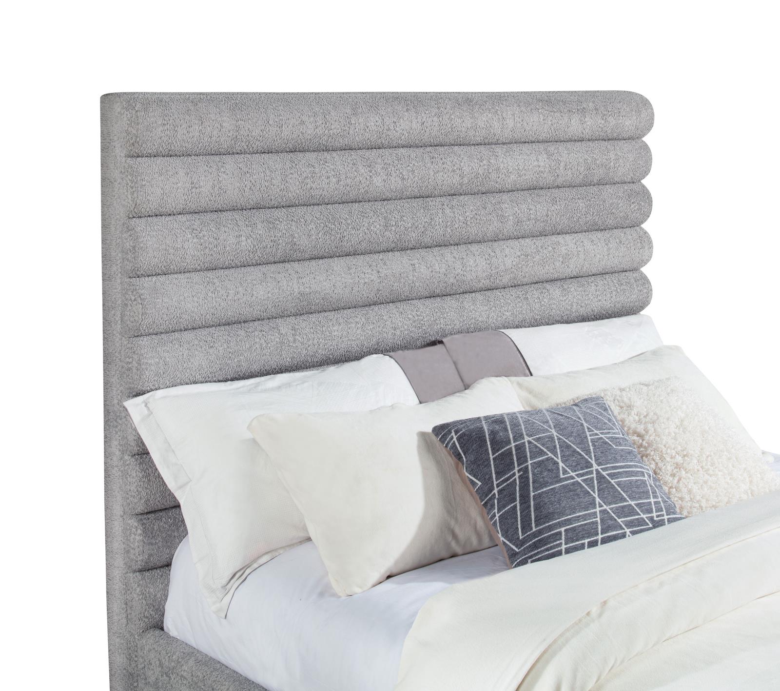 Patricia 58-inch Boucle Upholstered Queen Bed Grey - Image 7