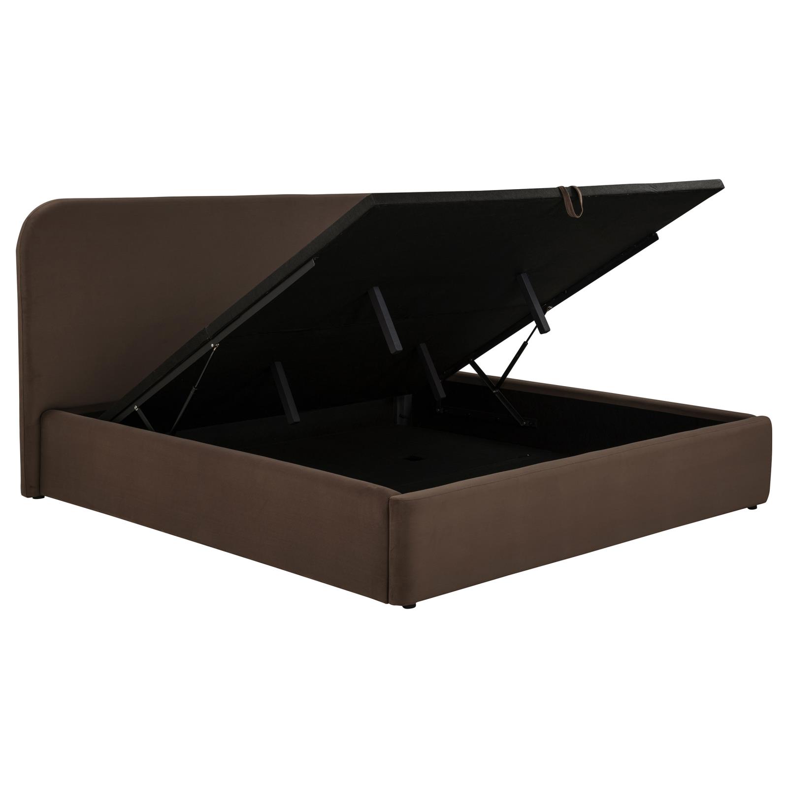 Anders Upholstered Eastern King Storage Lift Platform Bed - Image 12