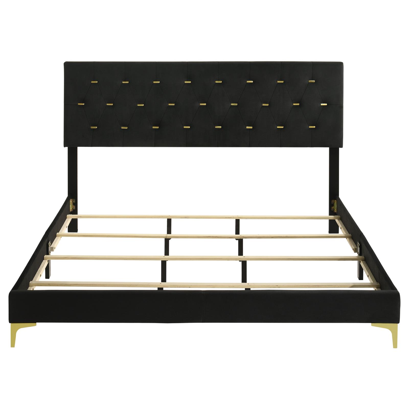Kendall Upholstered Eastern King Panel Bed - Image 14