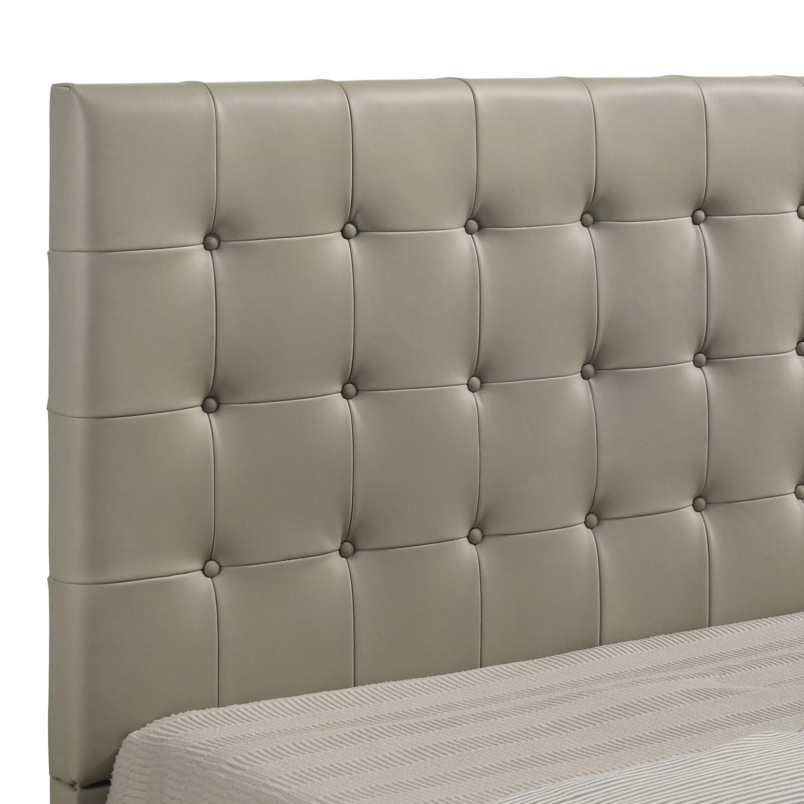 Medley Genuine Leather Eastern King Platform Bed - Image 16