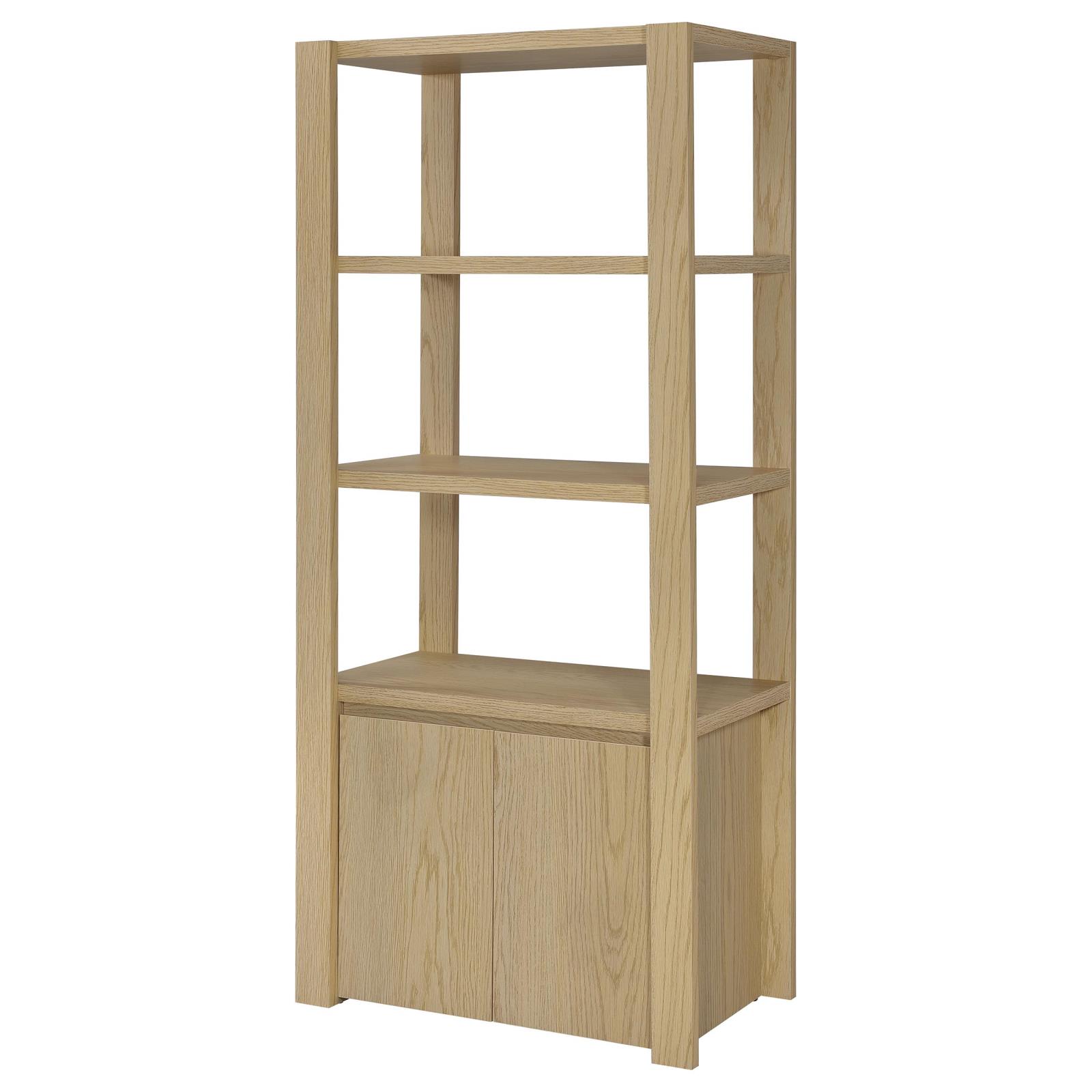 Laurelton 3-piece Entertainment Center TV Stand Light Oak - Image 13