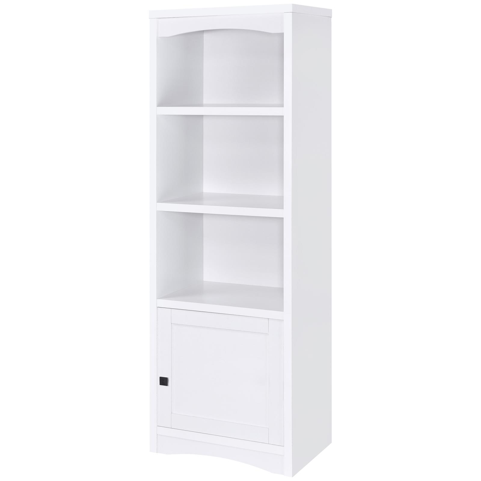 Laughlin 4-shelf Engineered Wood Media Tower White - Image 5