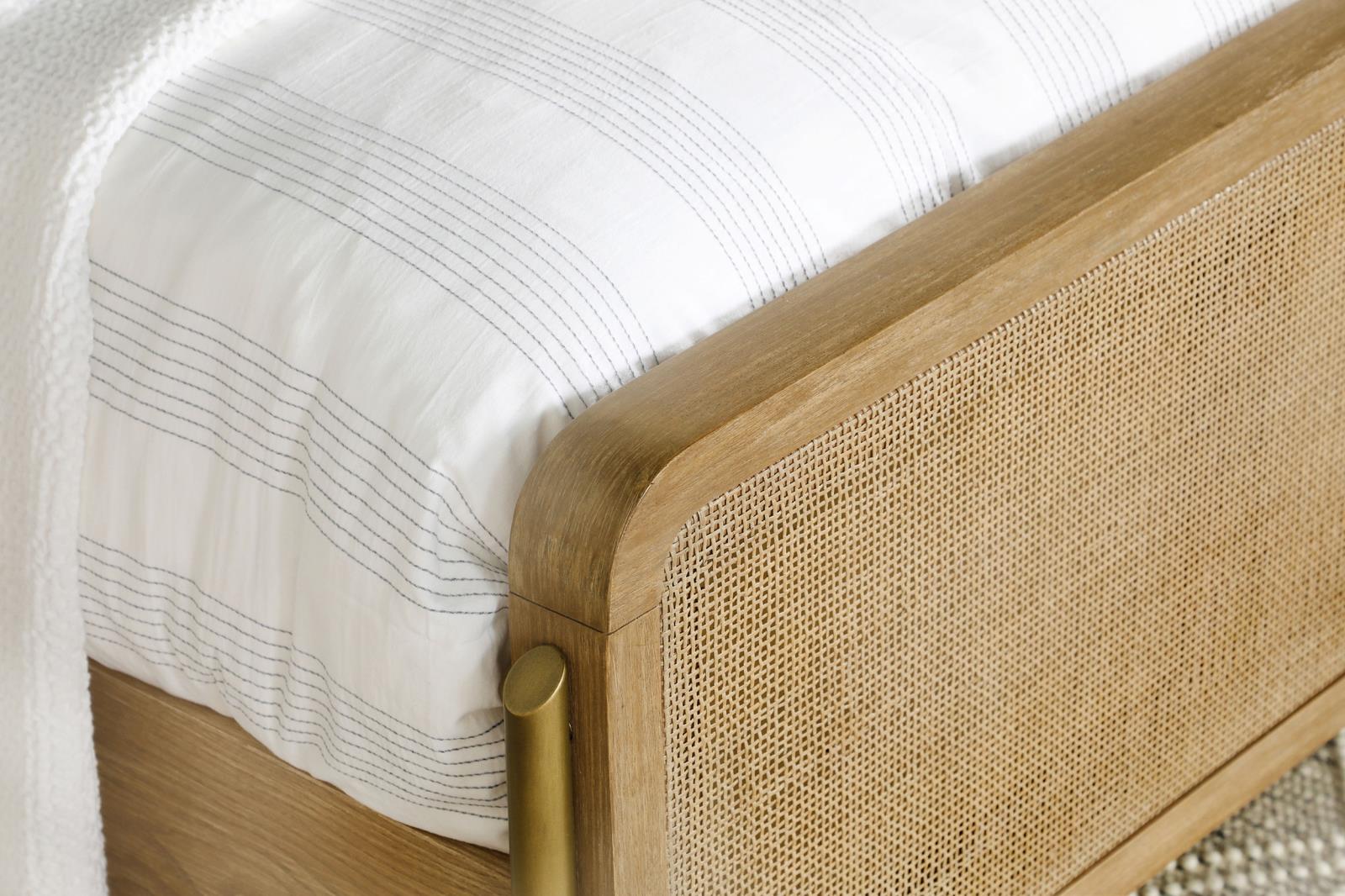 Arini Rattan Eastern King Panel Bed Sand Wash and Natural - Image 8