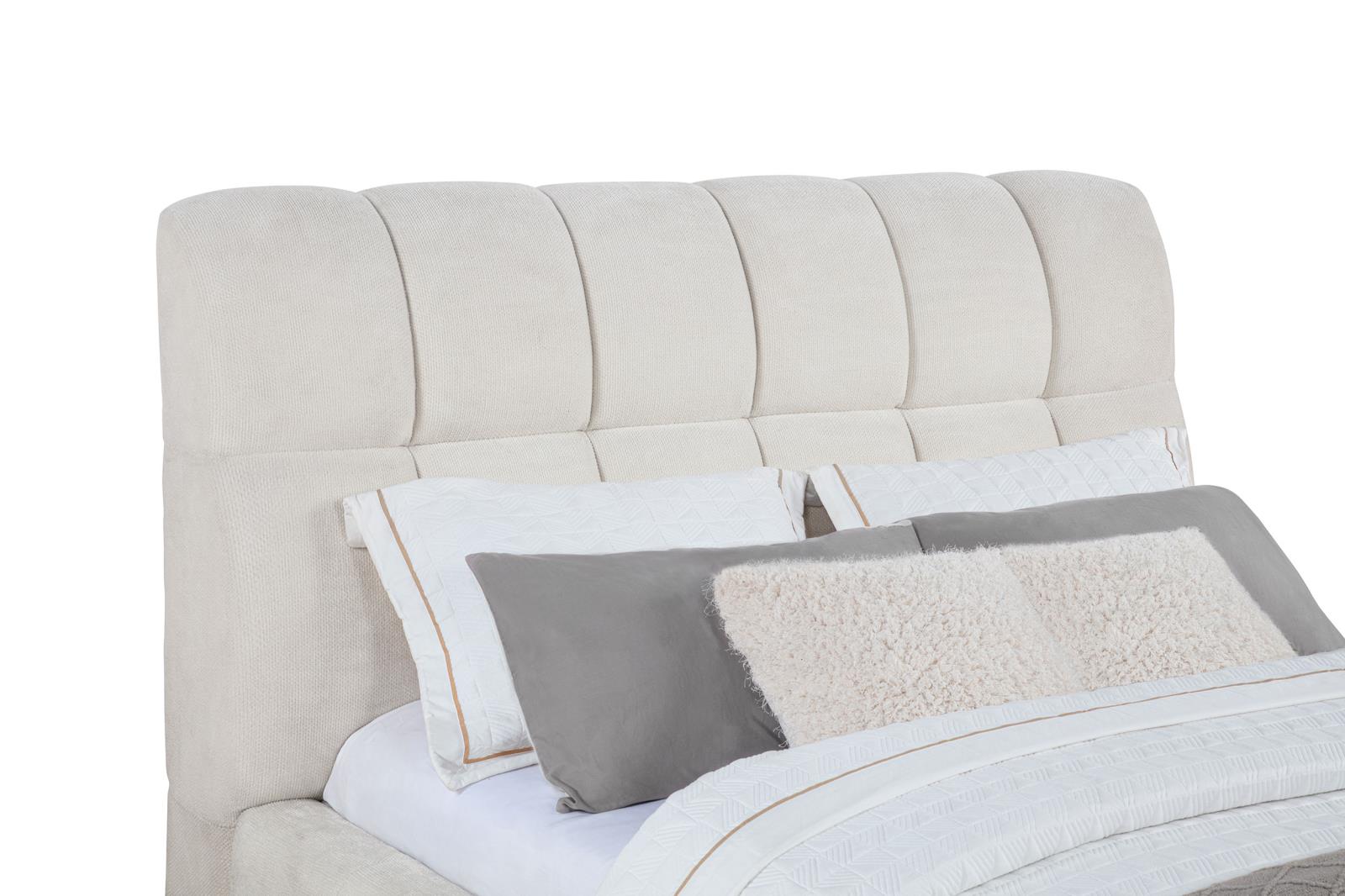 Nollet 48-inch Upholstered Queen Panel Platform Bed - Image 7