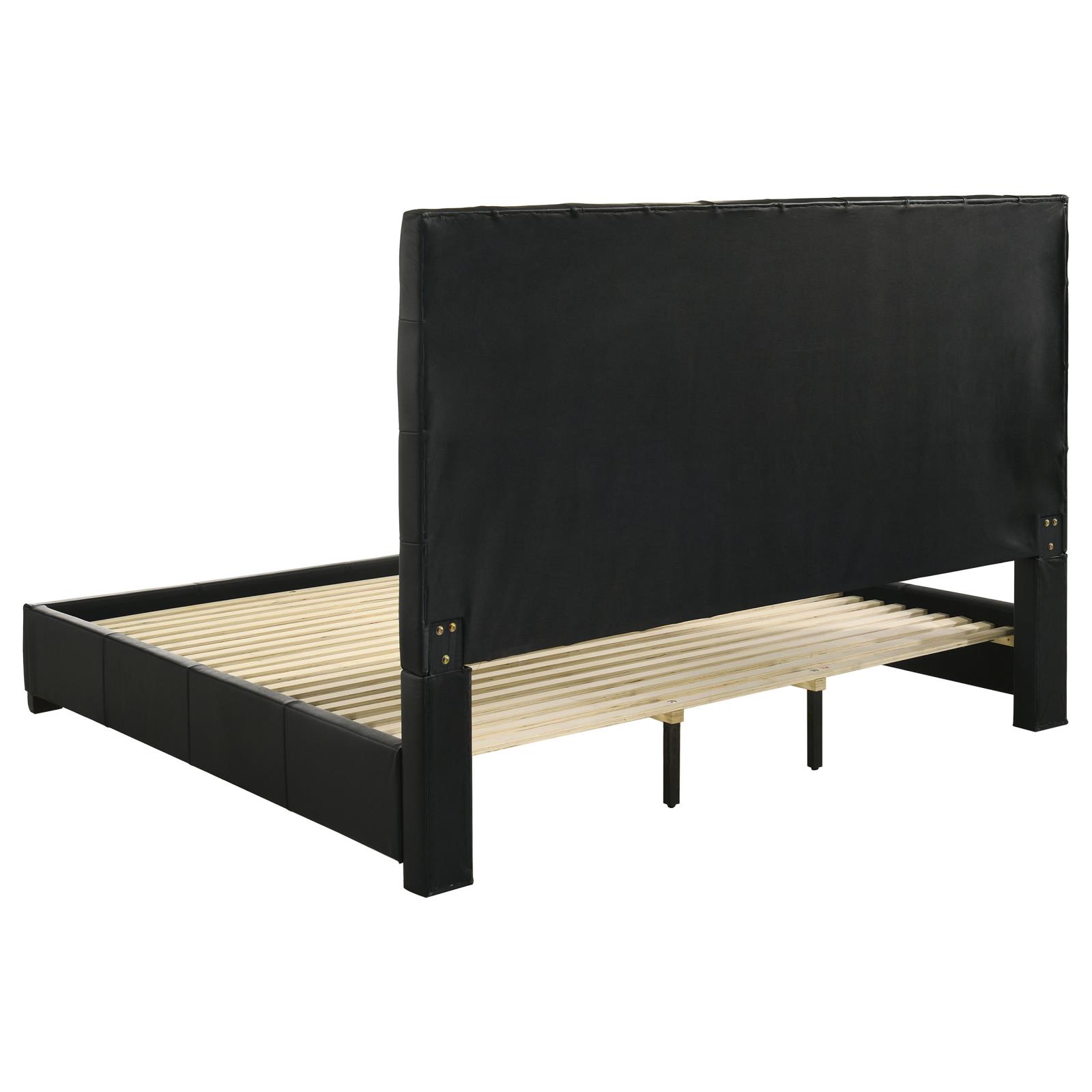 Medley Genuine Leather Eastern King Platform Bed - Image 5