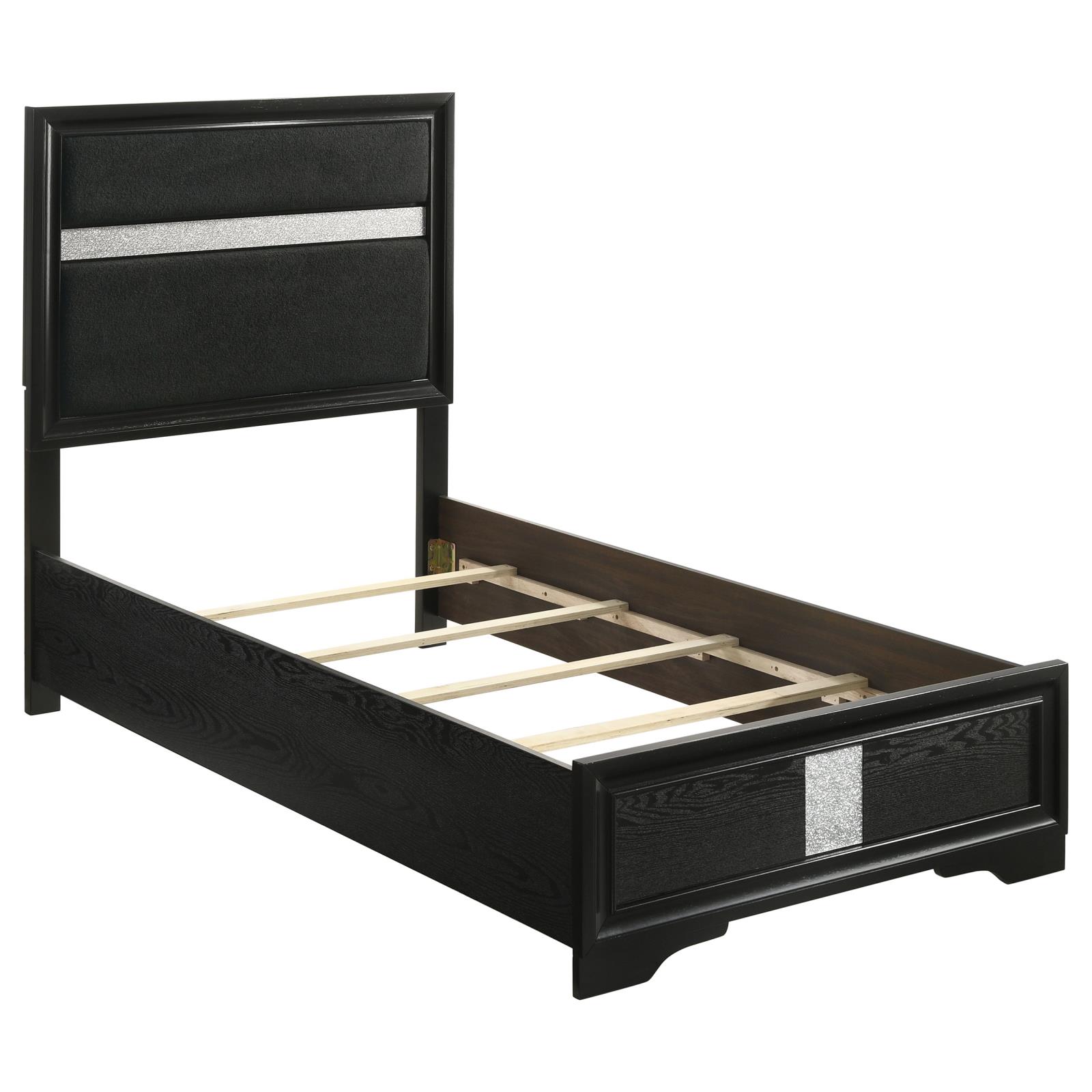 Miranda 54-inch Upholstered Twin Panel Bed