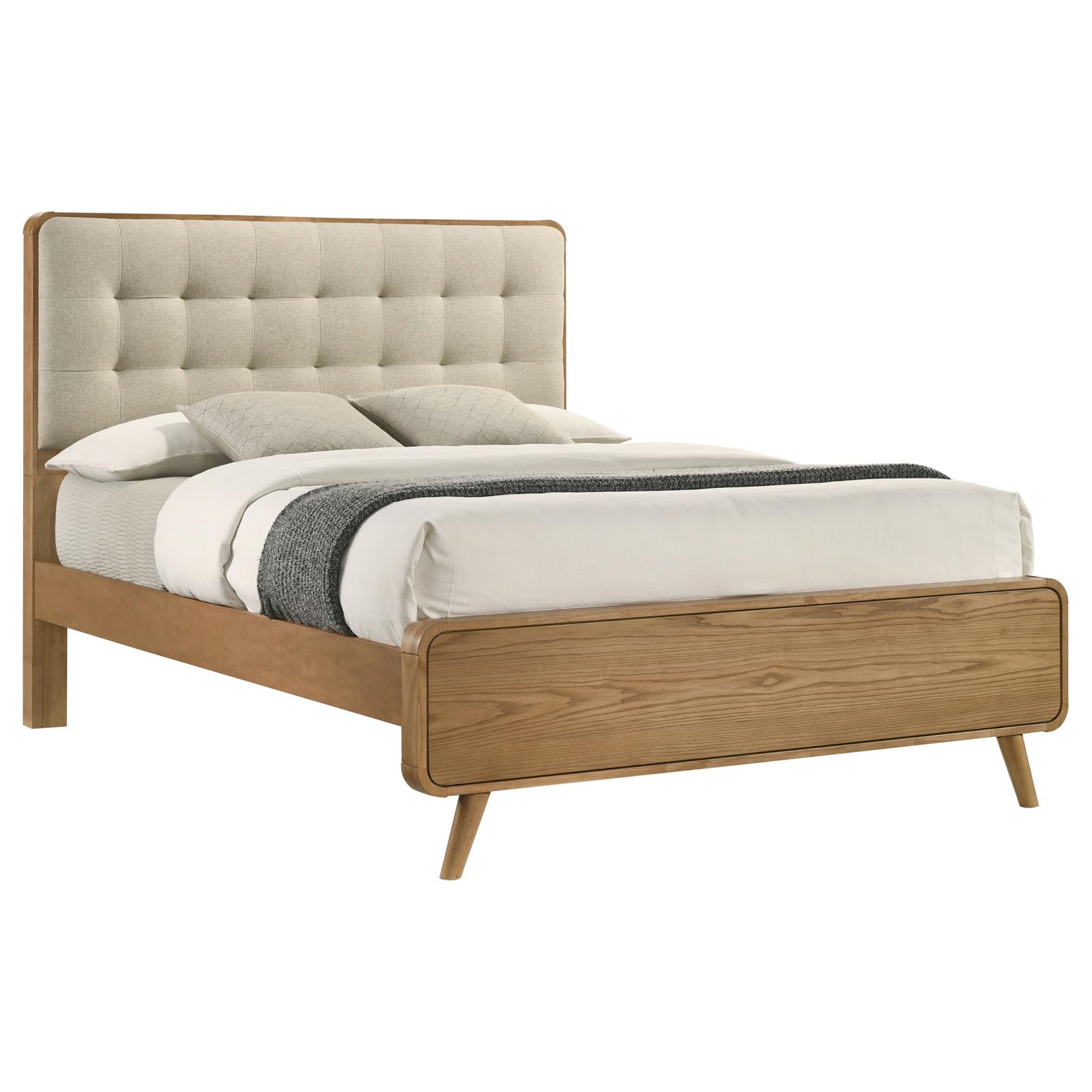 Robyn Wood Eastern King Platform Bed Light Ash - Image 3
