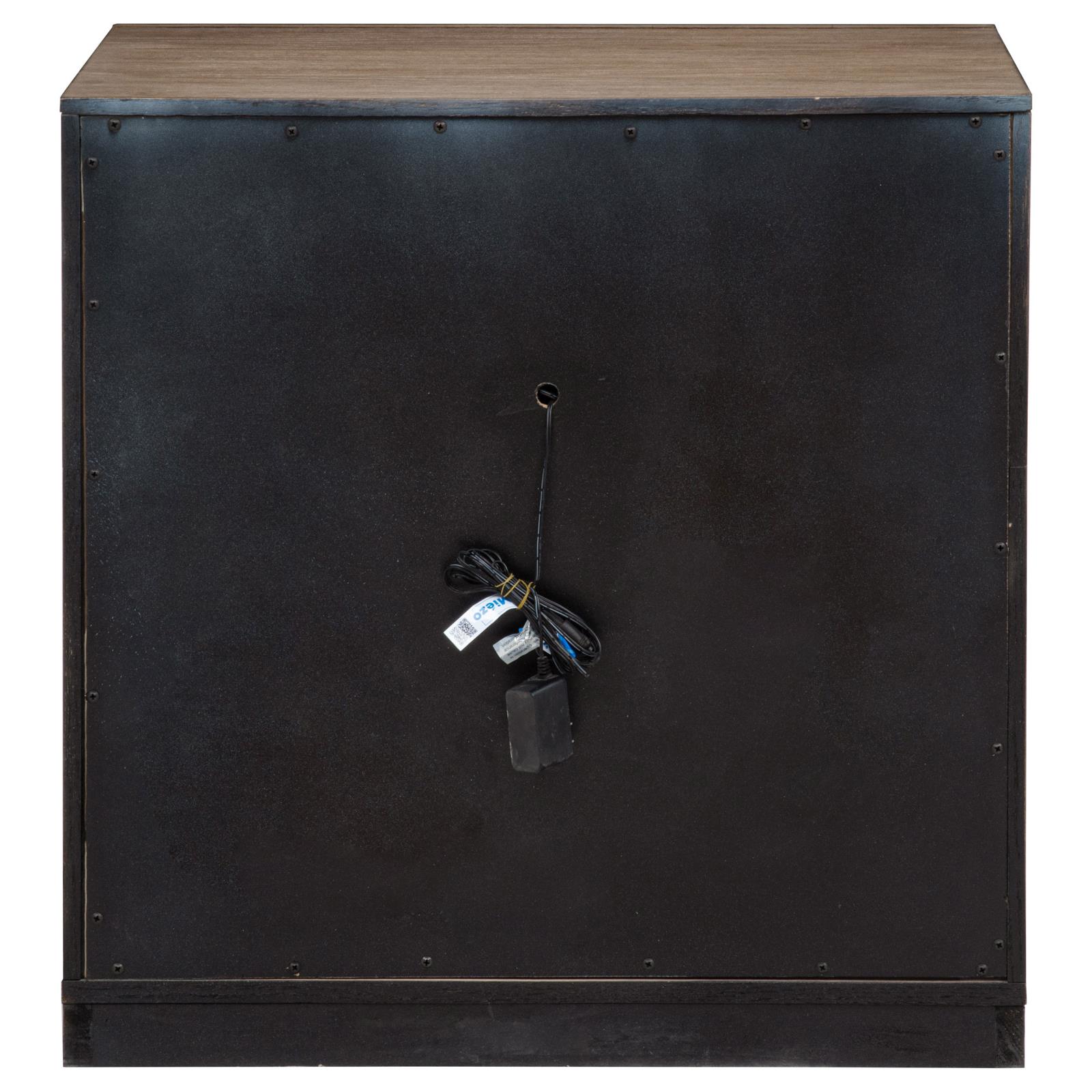 Kenora 1-drawer Nightstand Bedside Table Barley Brown - Image 7