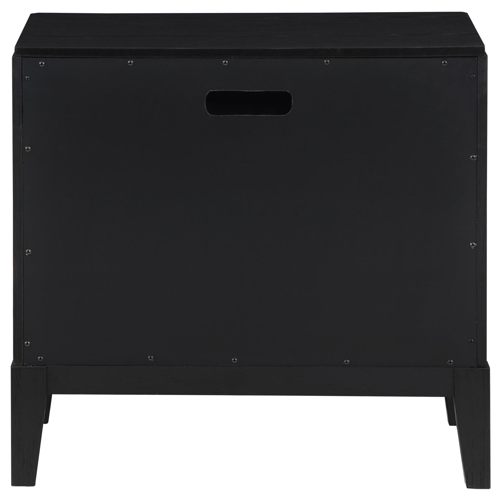 Brookmead 2-drawer Nightstand Black - Image 7