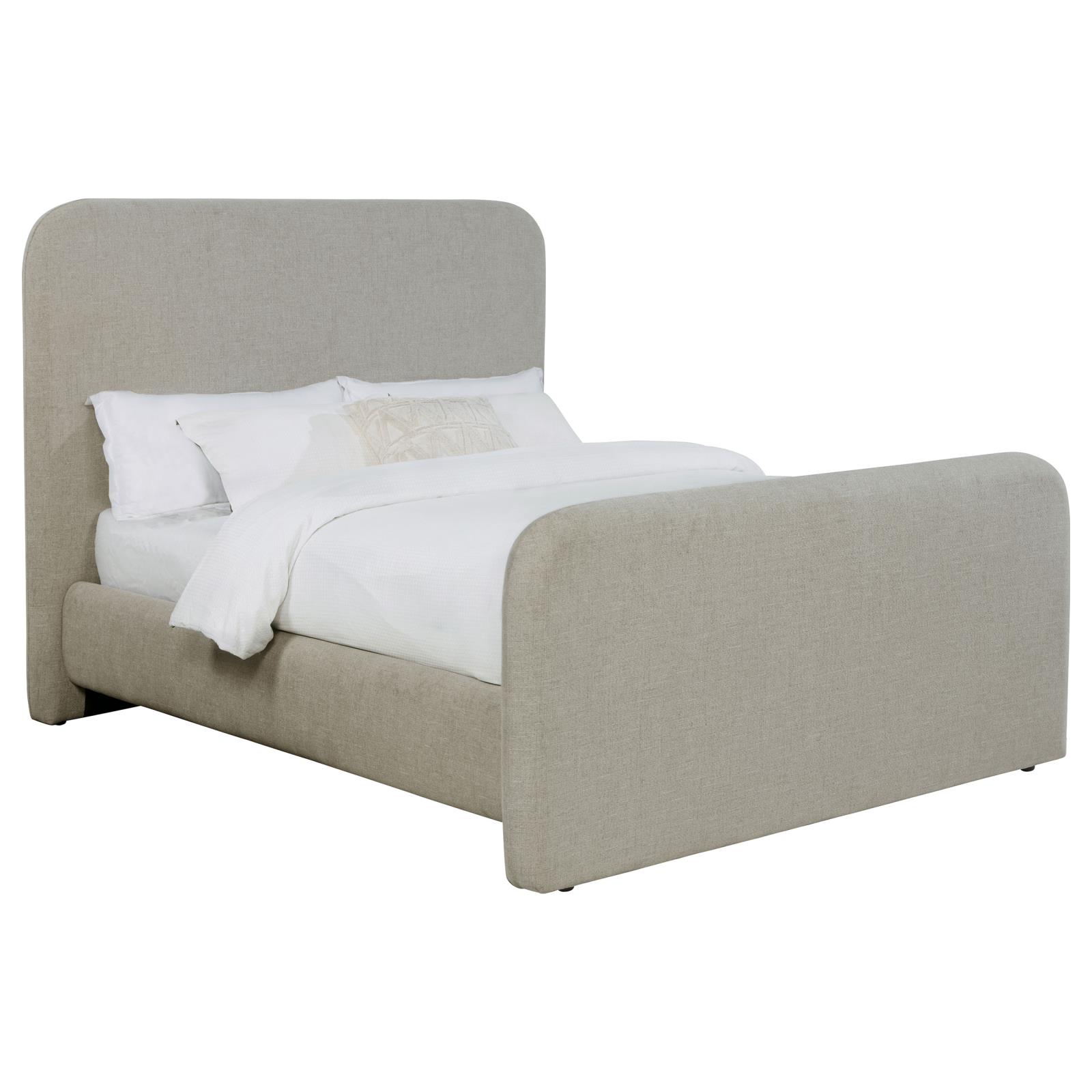 Wren Upholstered Queen Panel Bed Grey - Image 3