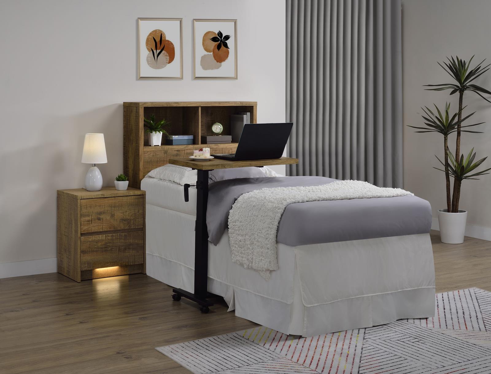 Westpark 49-inch Twin Bookcase Headboard Mango - Image 10