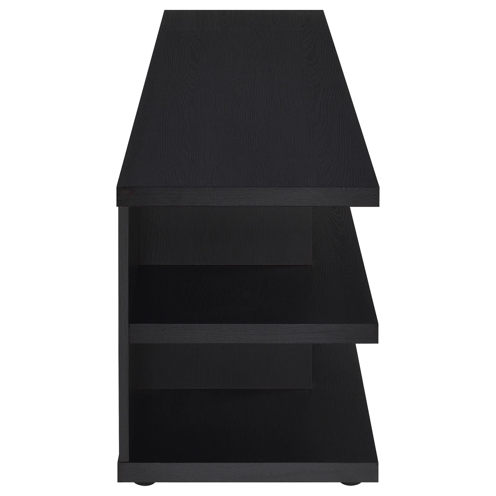 Cartmill 78-inch 2-tier TV Stand Media Console Black - Image 8