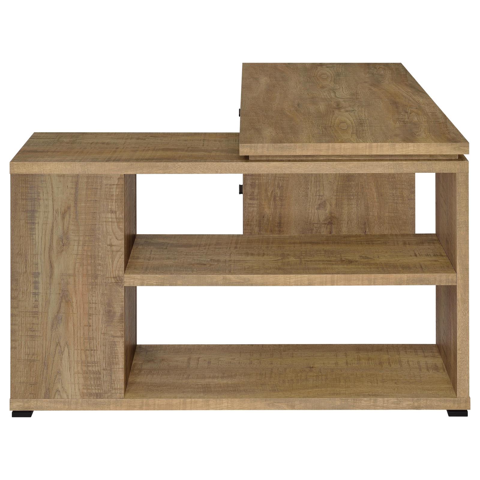 Yvette 60-inch 3-drawer L-Shape Computer Desk Mango - Image 8