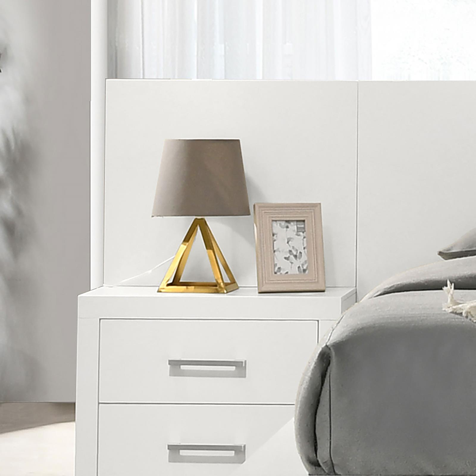 Jessica Wood Bed Panels Cream White - Image 2