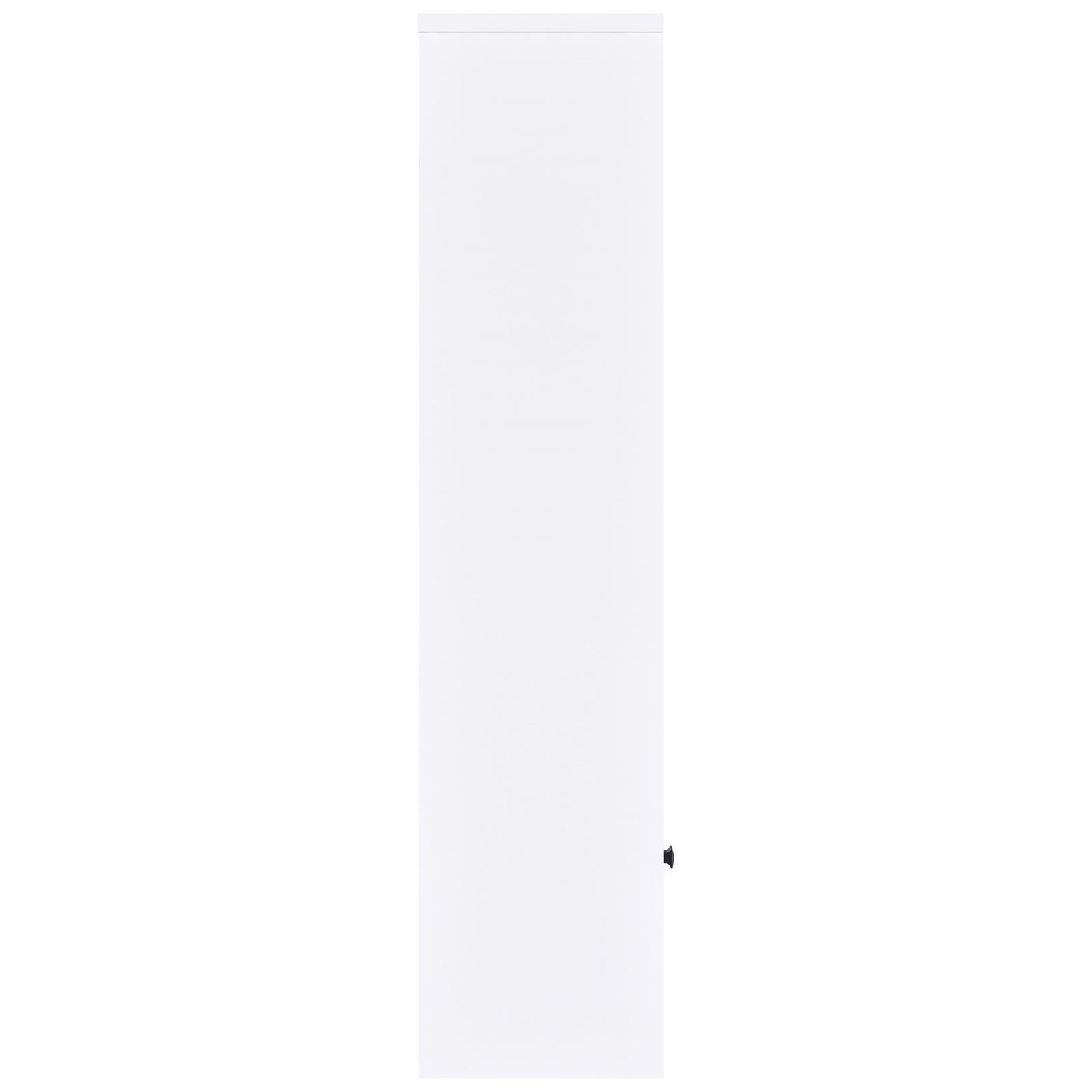 Laughlin 4-shelf Engineered Wood Media Tower White - Image 10
