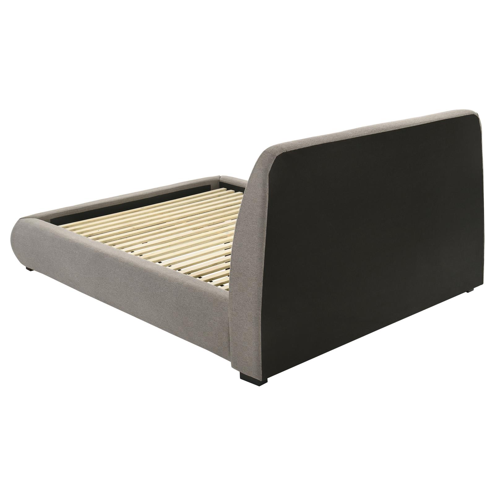 Mokena 46-inch Upholstered Queen Platform Bed - Image 5