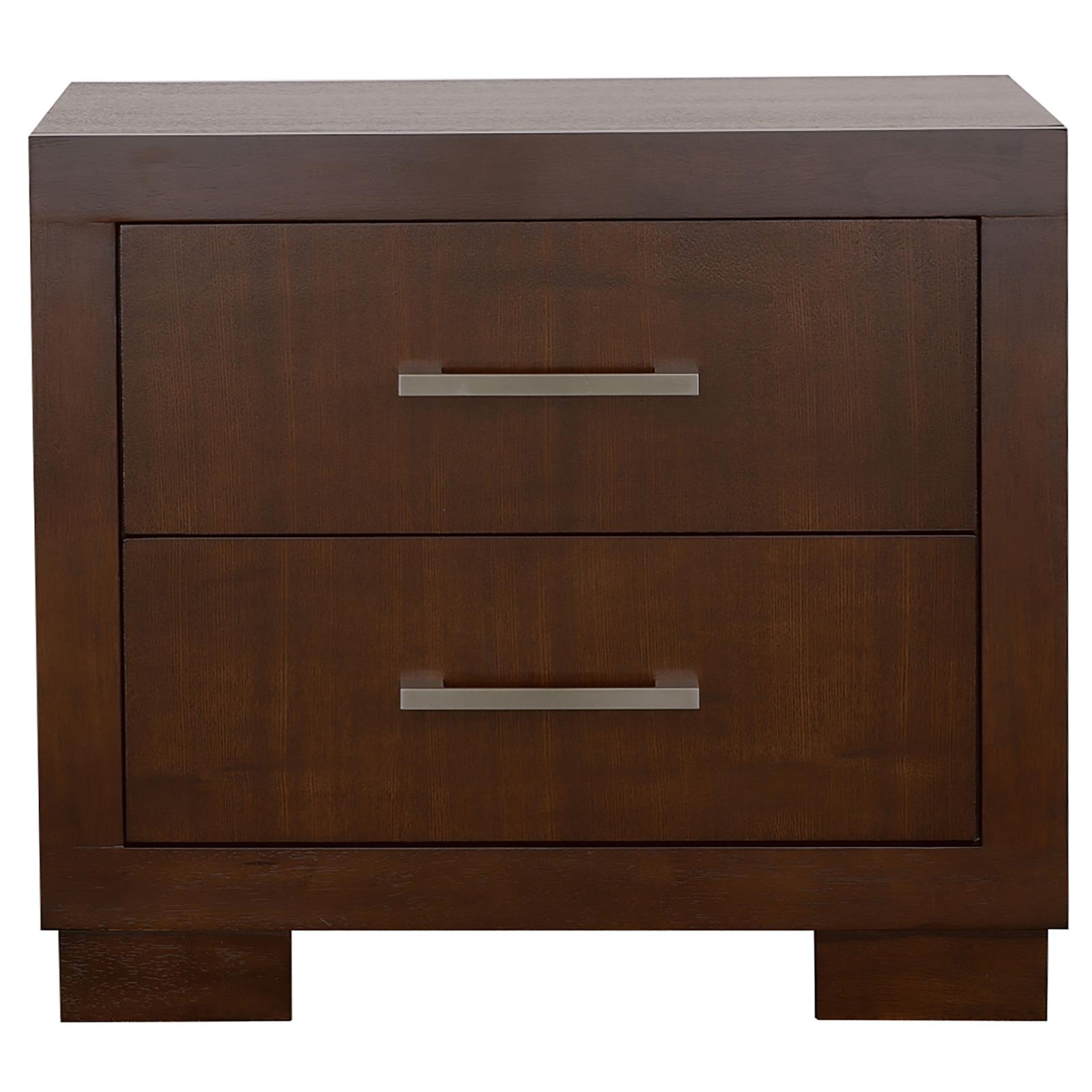 Jessica 2-drawer Nightstand Cappuccino - Image 3