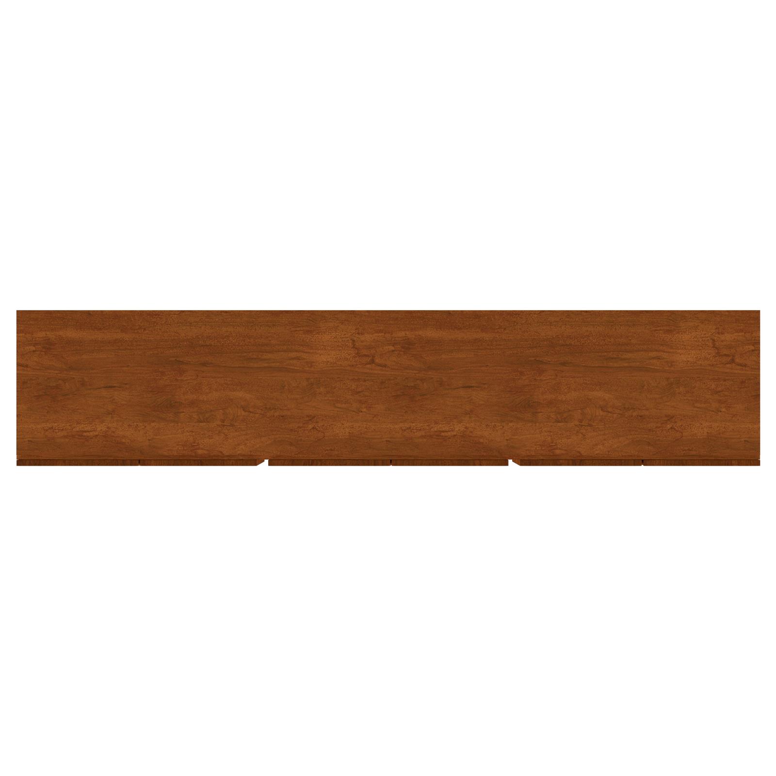 Trask 86-inch Wood TV Stand Media Console Mango Brown - Image 9