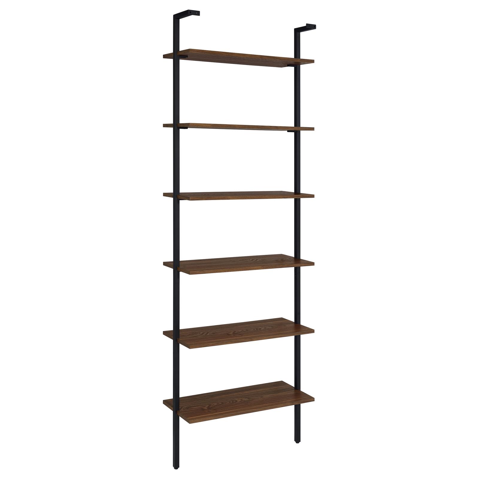 Owens 3-piece 96-inch Wall Mounted Bookshelf Set Walnut - Image 14