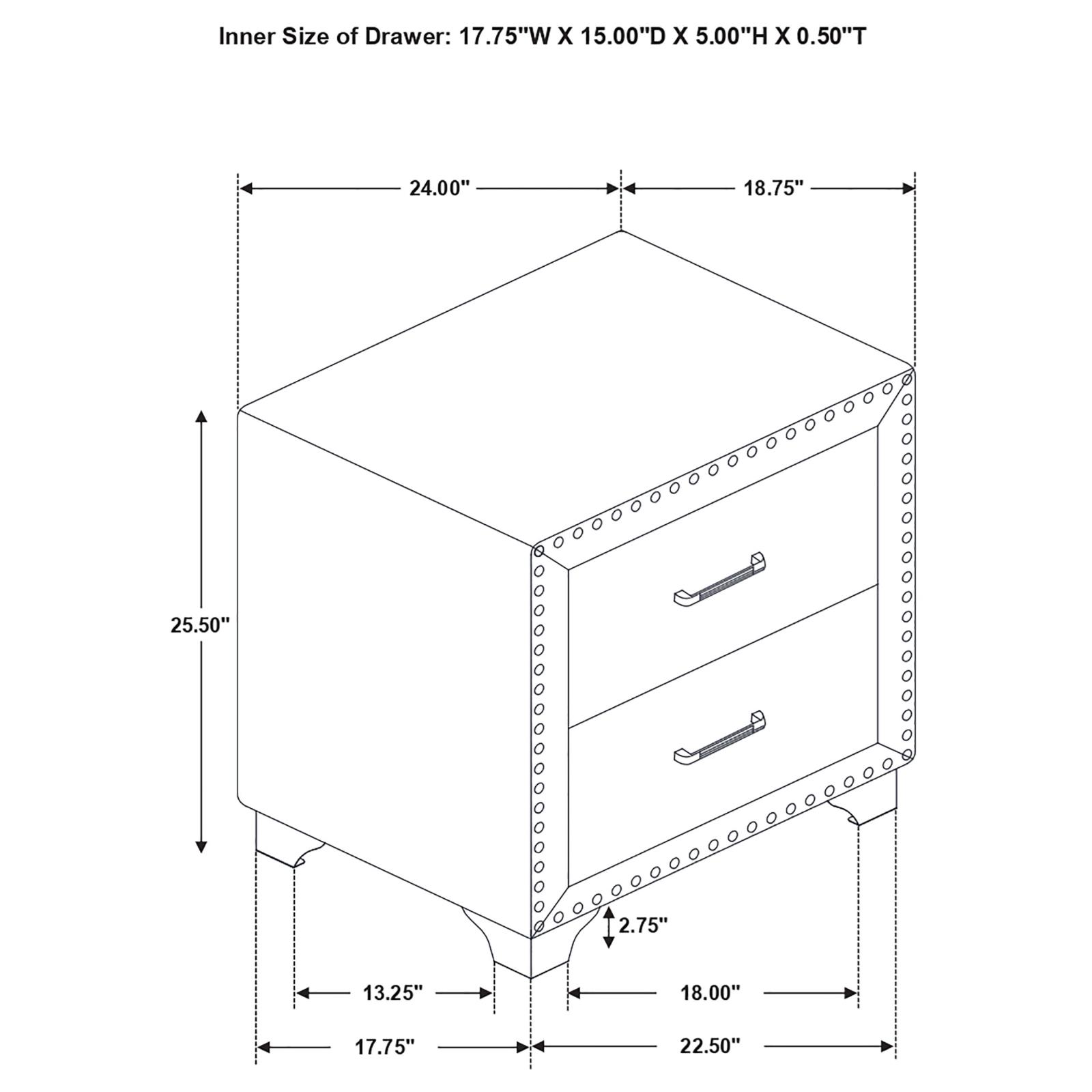 Melody Bedroom Set Grey - Image 12