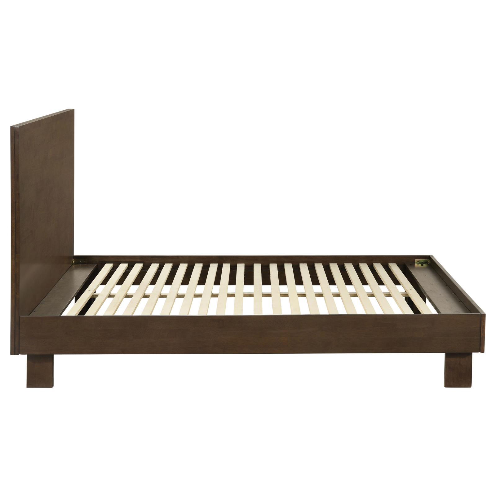 Glenwood 48-inch Queen Platform Panel Bed Warm Brown - Image 6