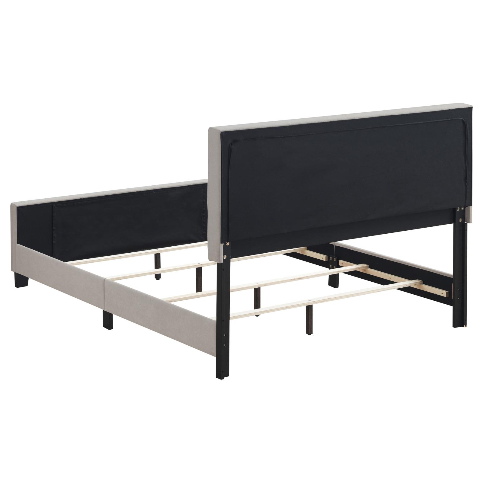 Fairfield Upholstered Eastern King Panel Bed Beige - Image 4