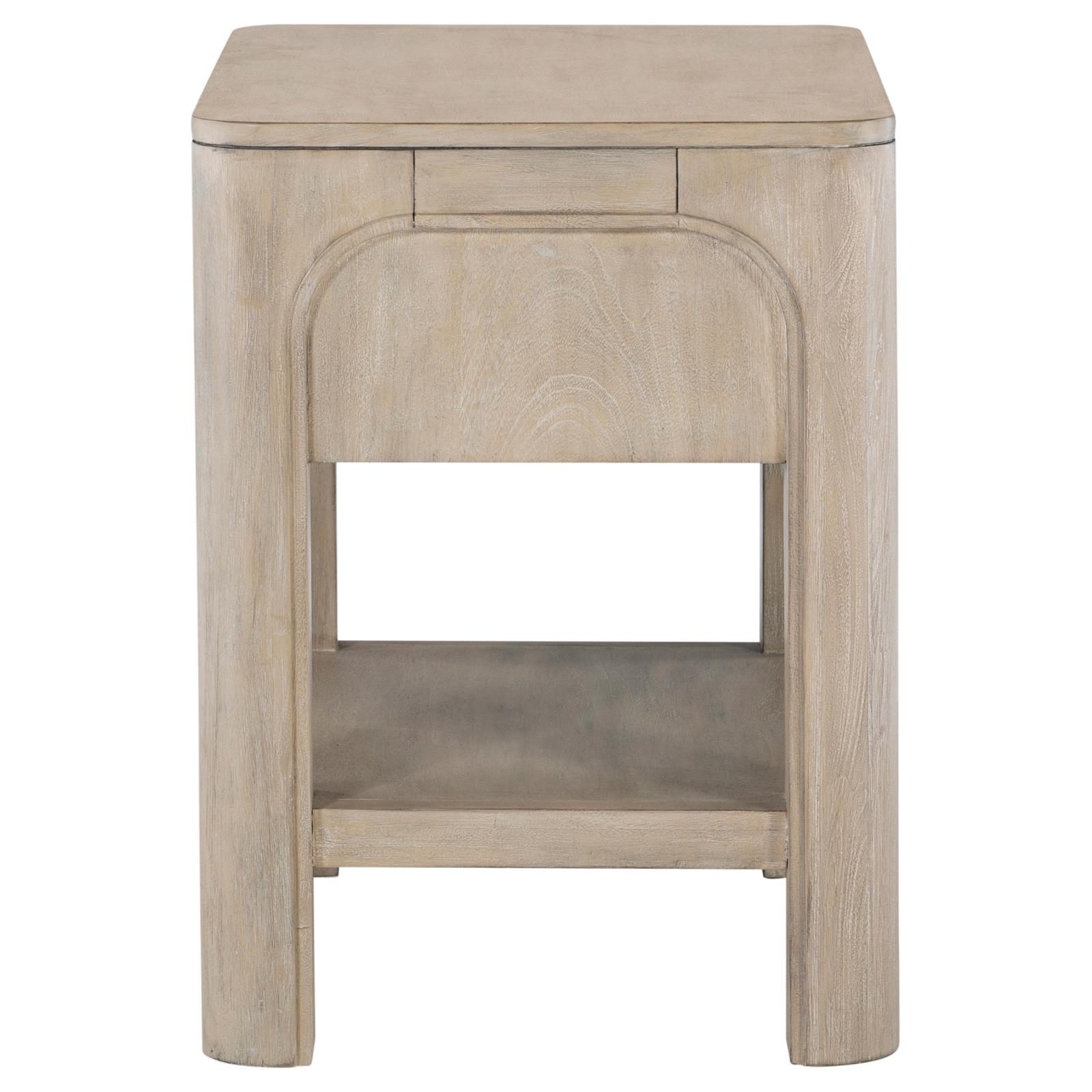 Solano 1-drawer Nightstand Bedside Table Weathered Mango - Image 9