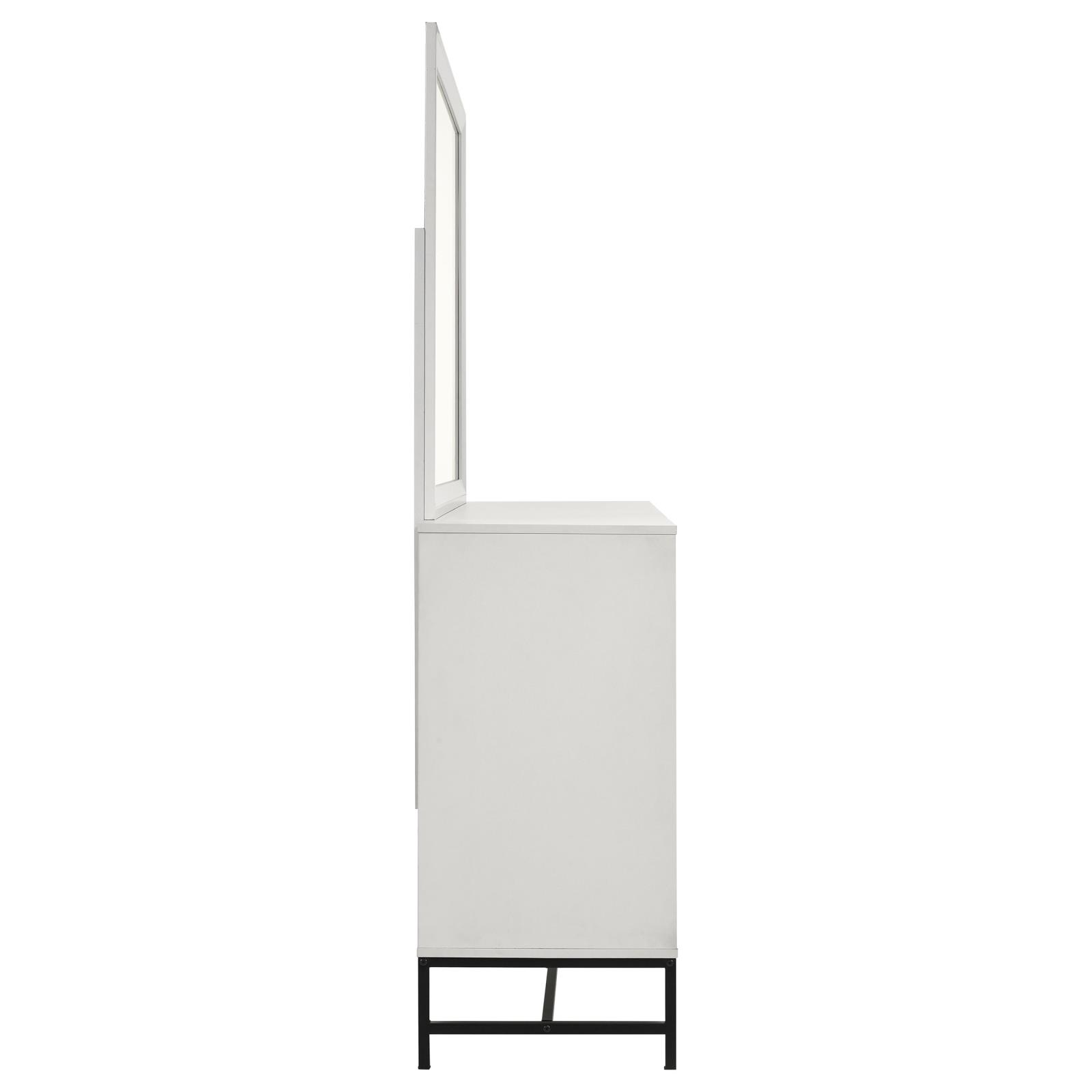 Sonora 6-drawer Dresser with Mirror White - Image 9