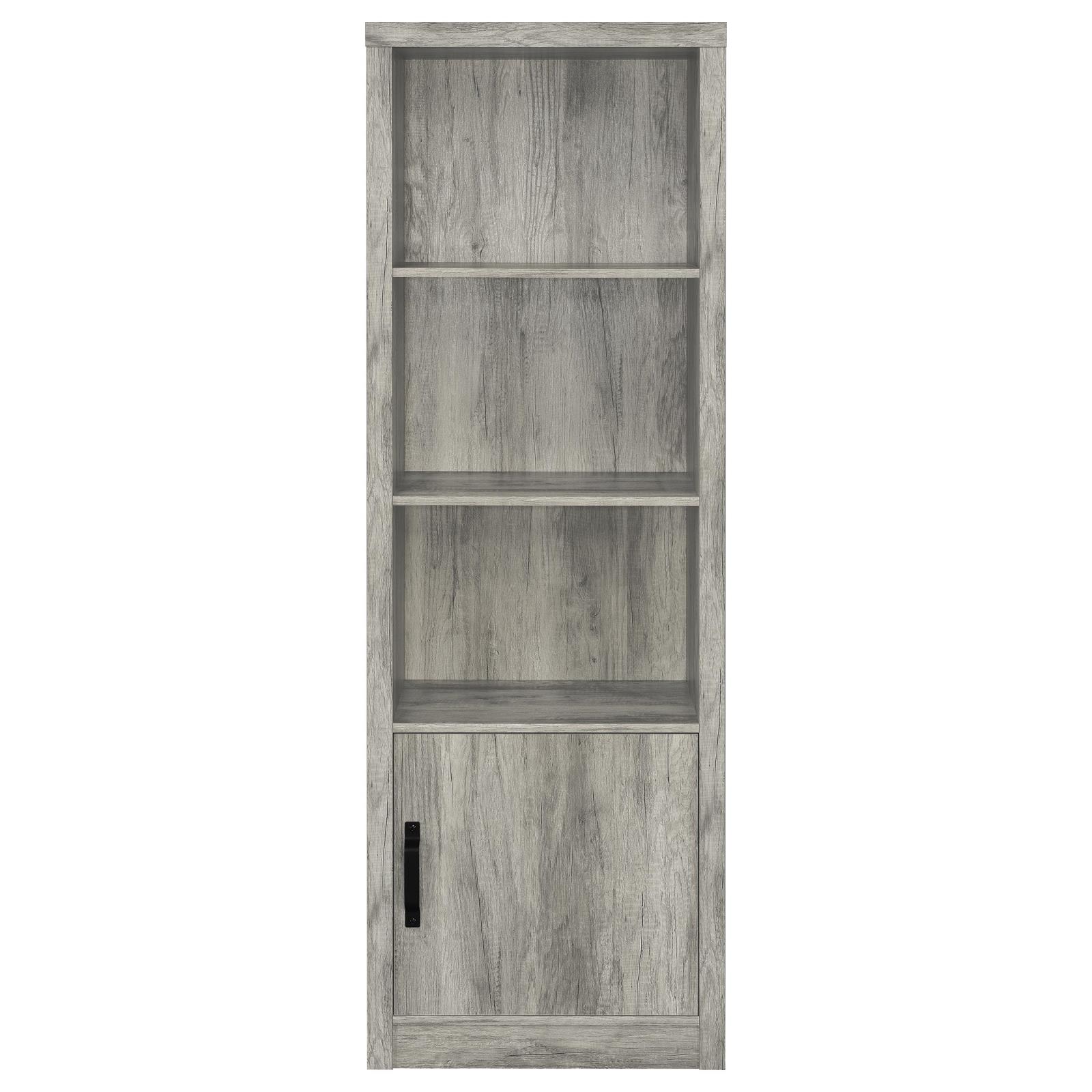 Burke 3-piece 59-inch TV Entertainment Center Grey Driftwood - Image 11