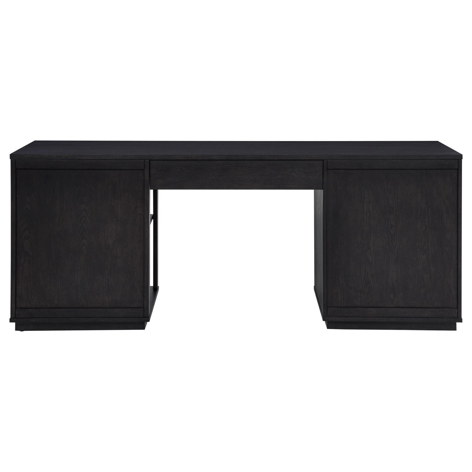Harkes 75-inch 3-drawer Computer Desk with Adjustable Shelf Coffee Bean - Image 6