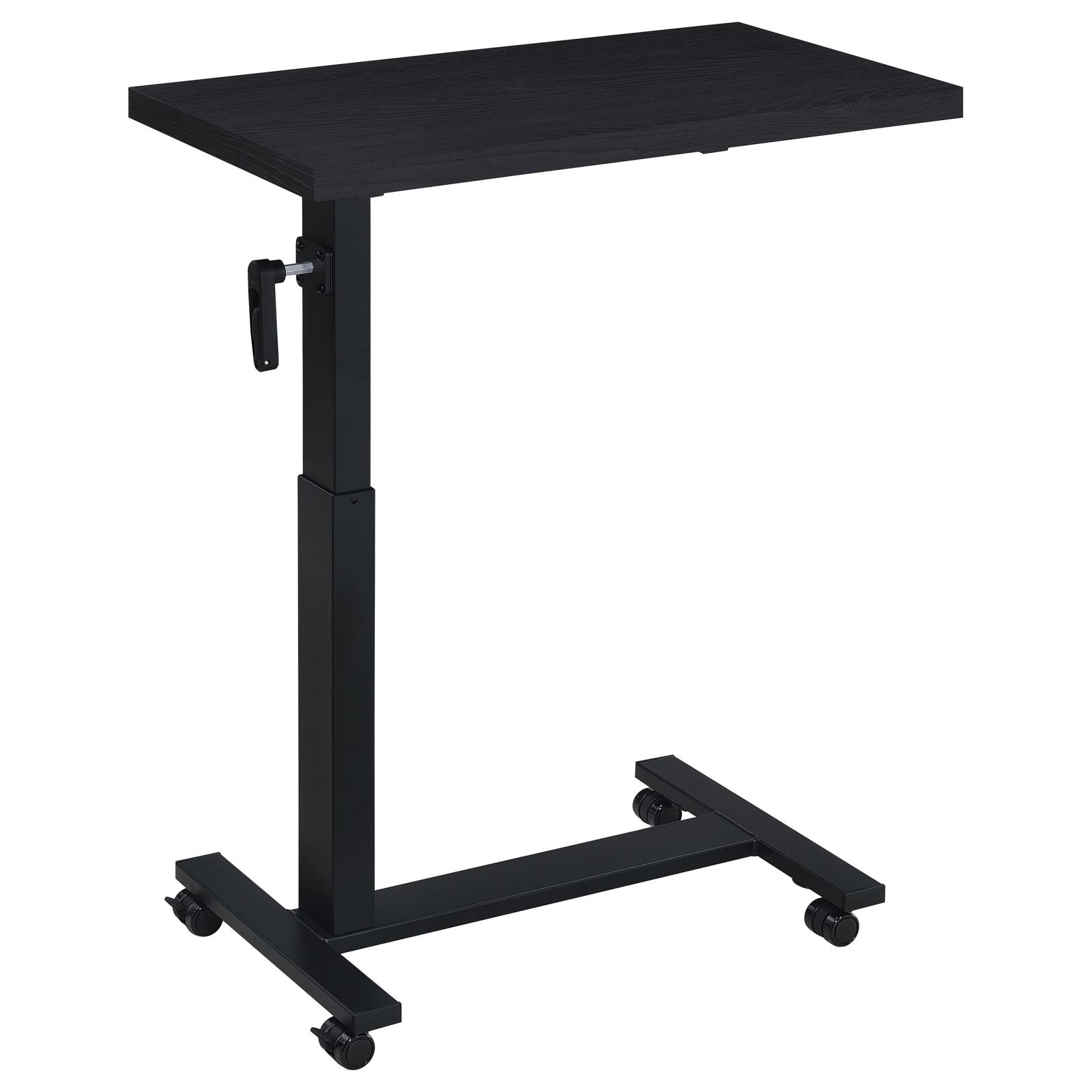Westpark Height Adjustable Mobile Bedroom C-Table Black - Image 4