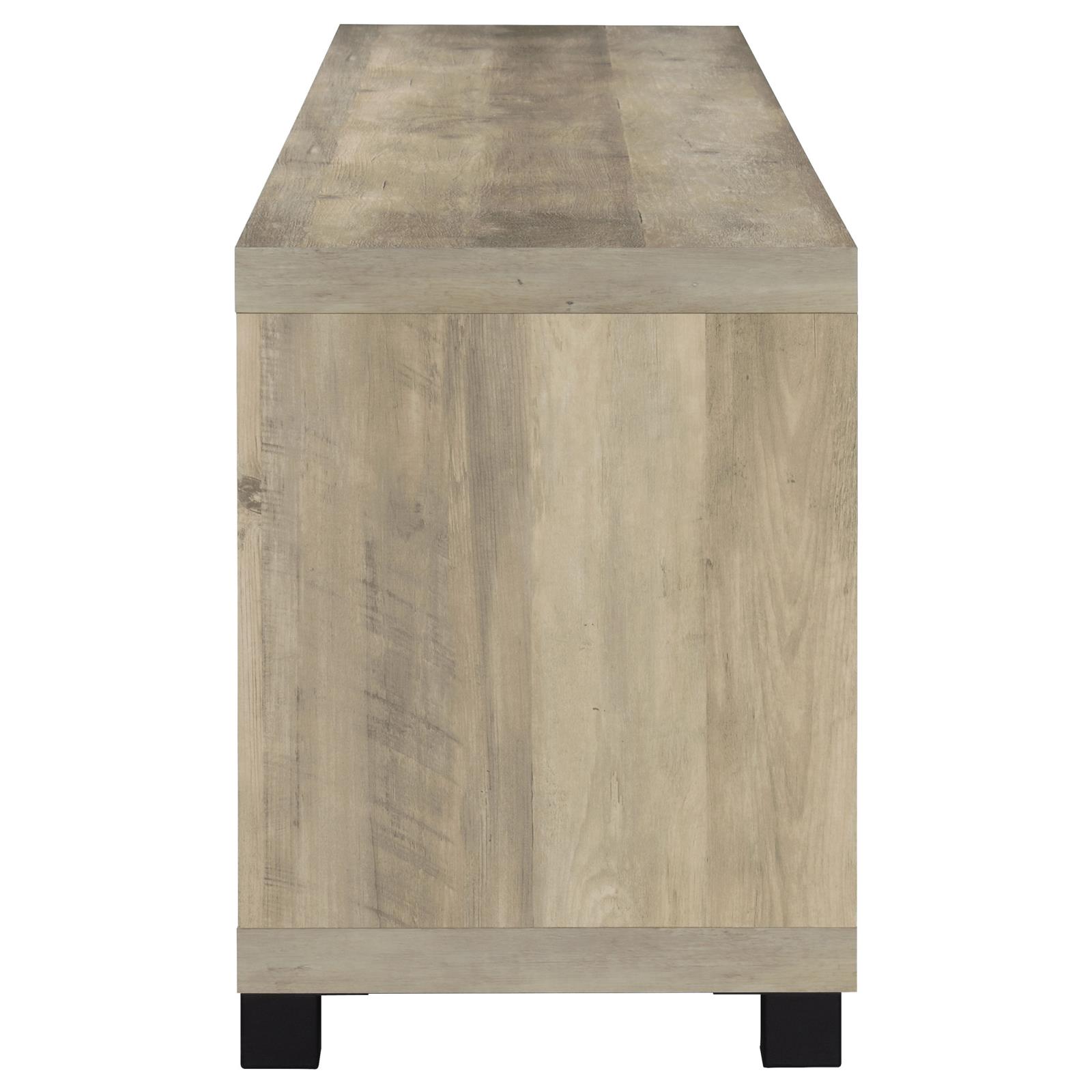 Sachin 4-door Engineered Wood 79-inch TV Stand Distressed Pine - Image 9