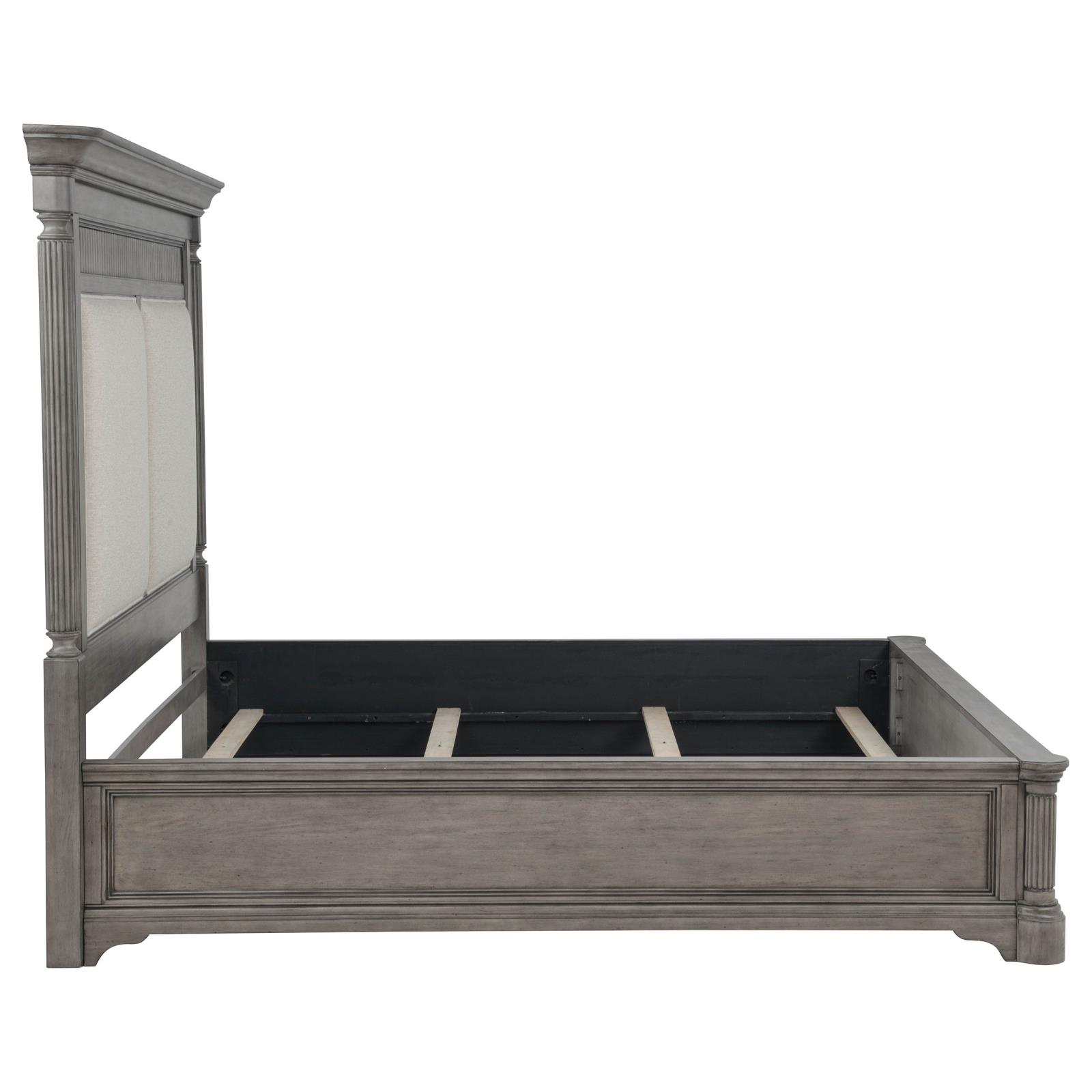 Cresswell California King Panel Bed Weathered Taupe - Image 6