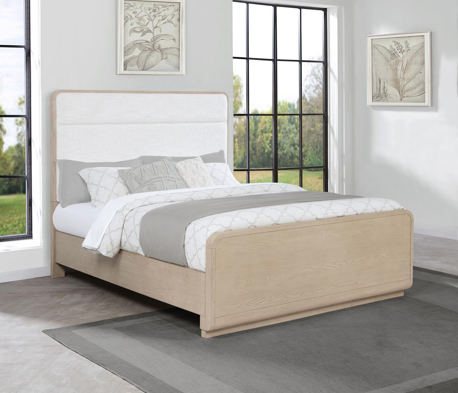 Ladera 56-inch Queen Panel Bed Light Elm - Image 2